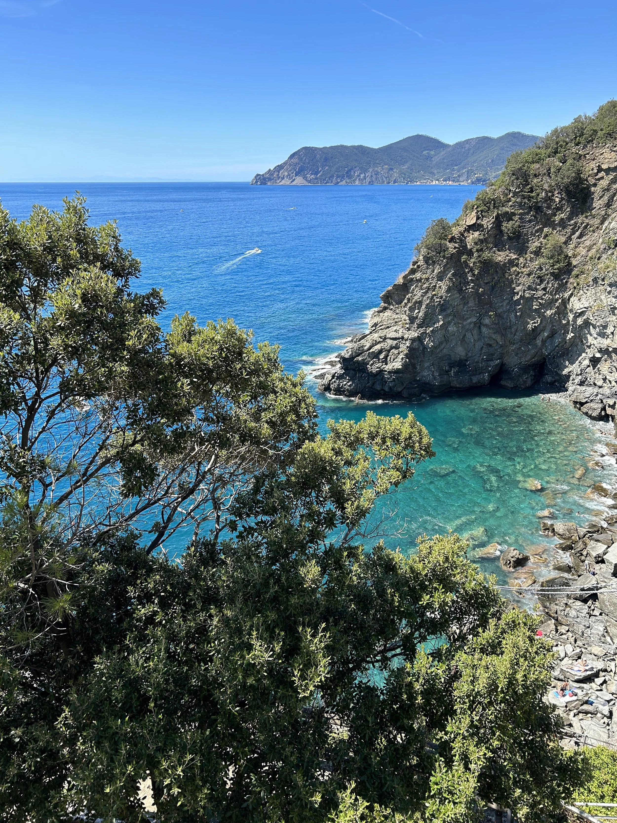 Swim in the clear blue waters of the Ligurian Coast. Experience real Italian Dolce Vita.