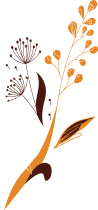 small illustrated bouquet of flowers.