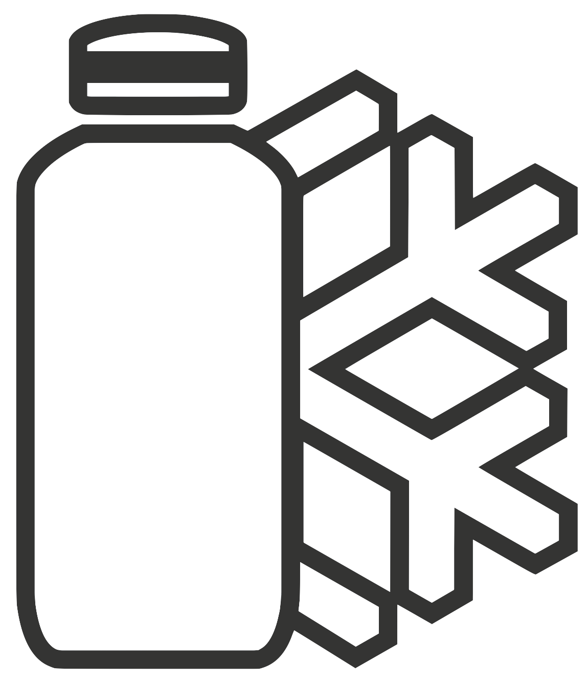 Eine gedankliche Illustration eines Parfümflakons mit geometrischen, abstrakten Elementen im Hintergrund.