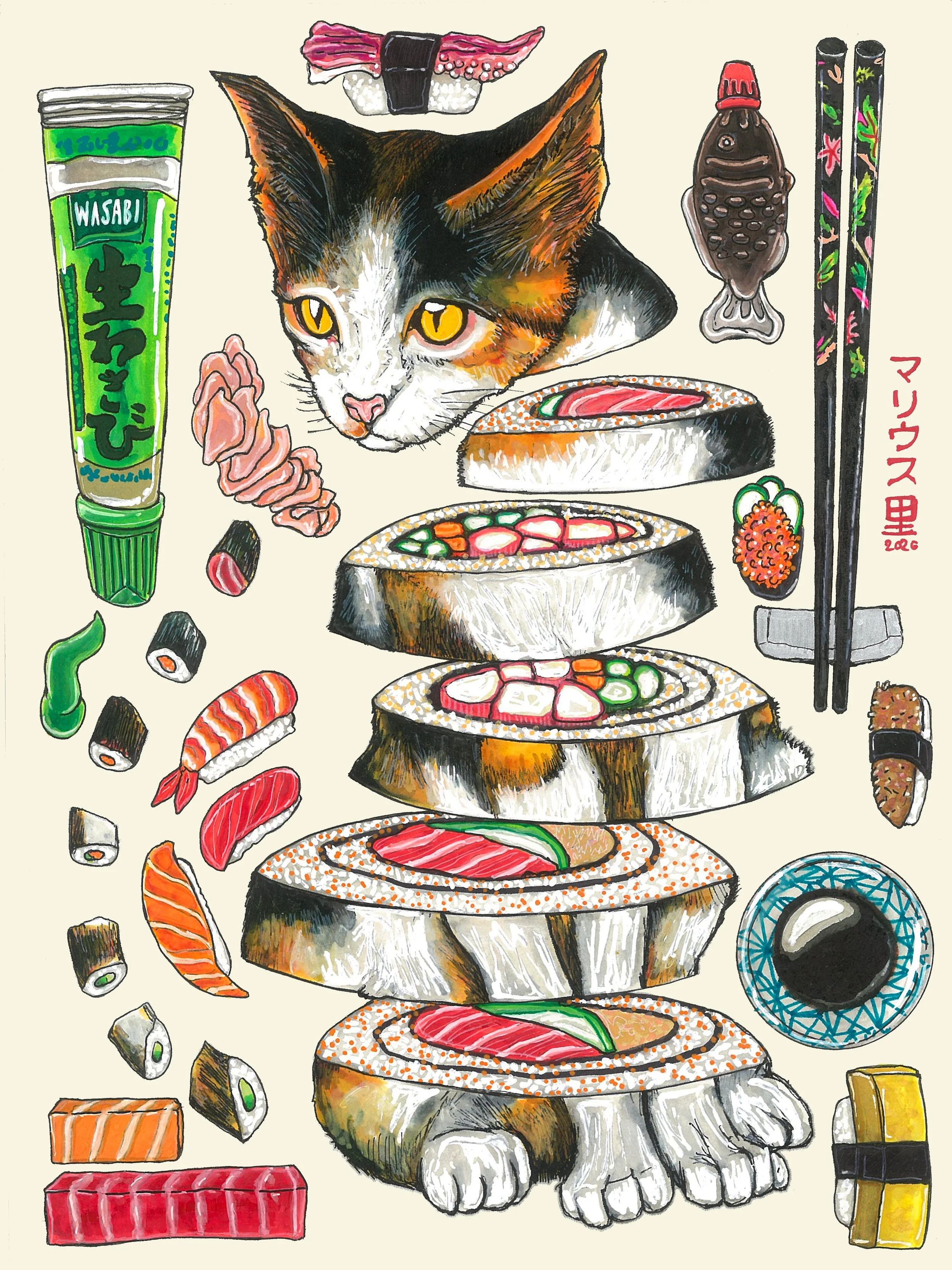 57 CAT SUSHI by Marius Black 2026.jpg