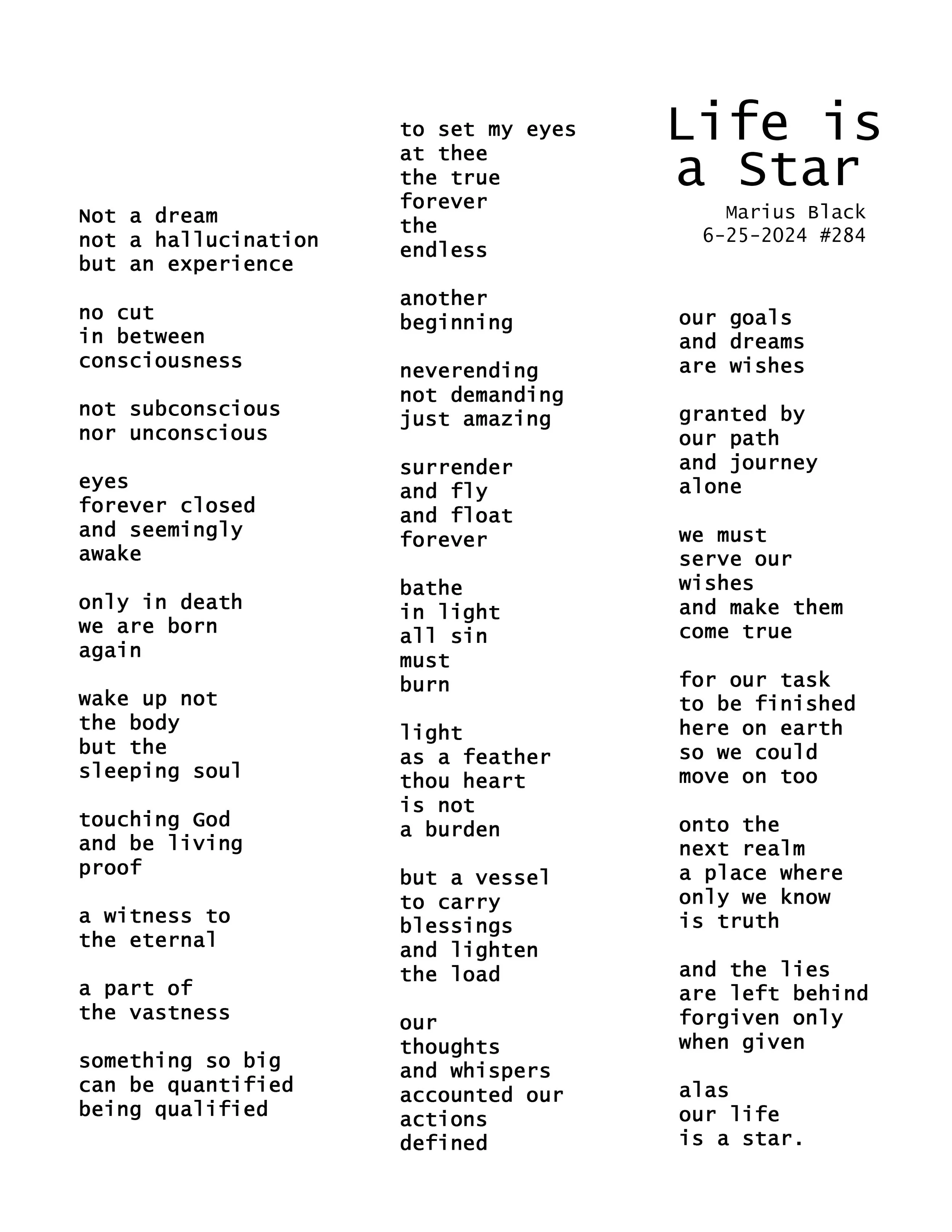 Life is A Star (284) by Marius Black  6-25-2024.jpg