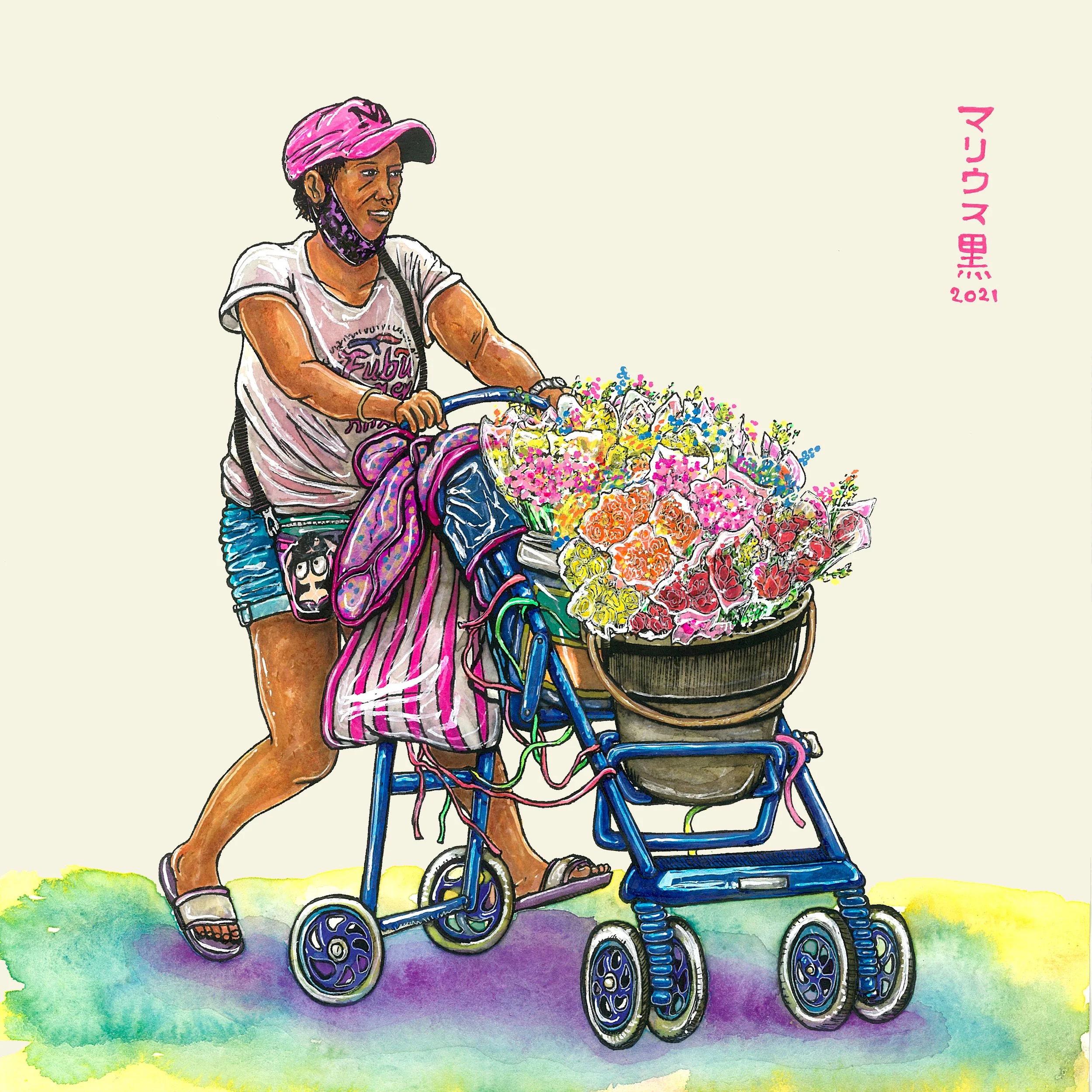 245 FLOWER GIRL (12x12inches).jpg