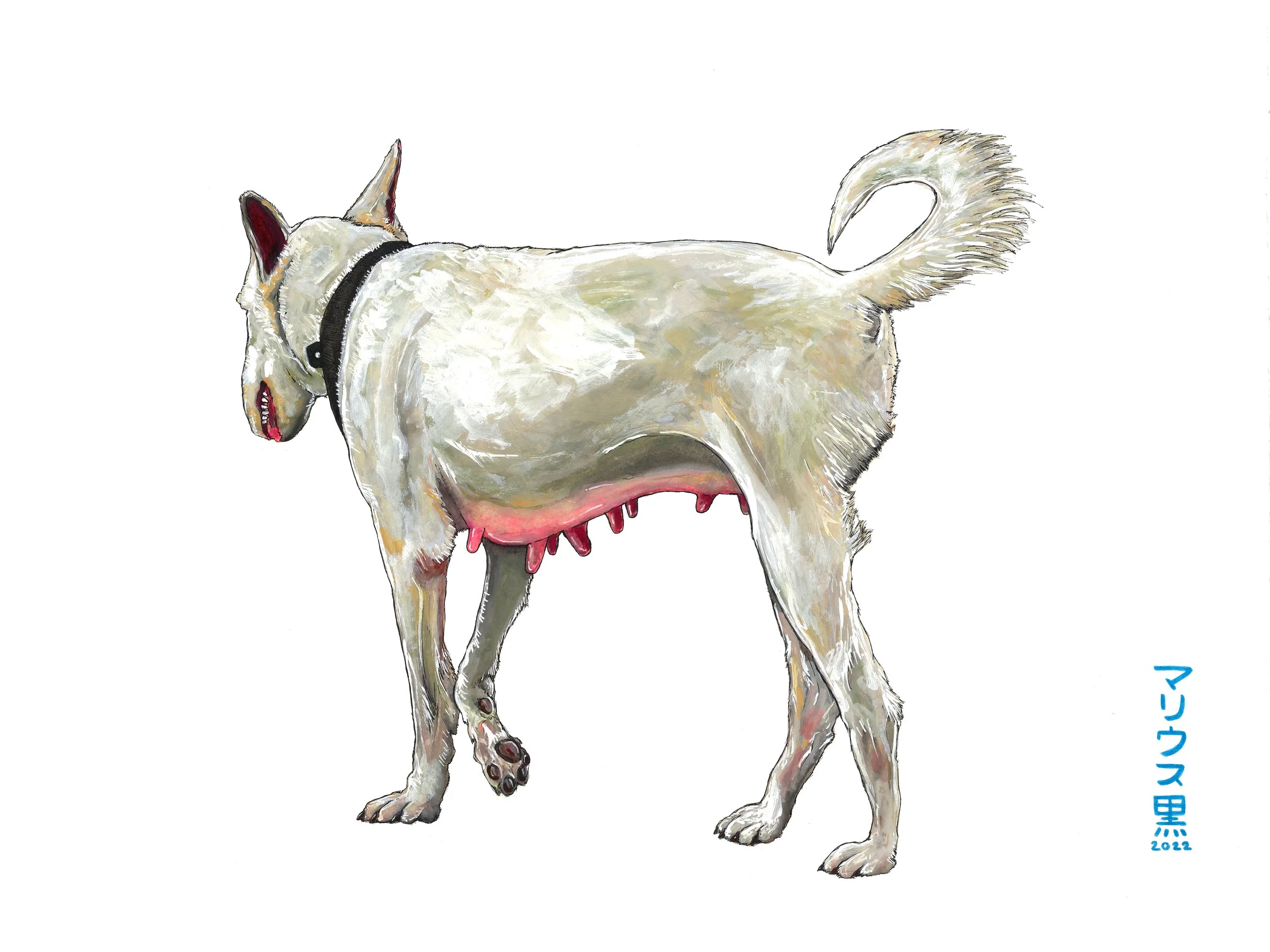 312 DodoDog - Marius Black 2022 (19 x 25 inches).jpg