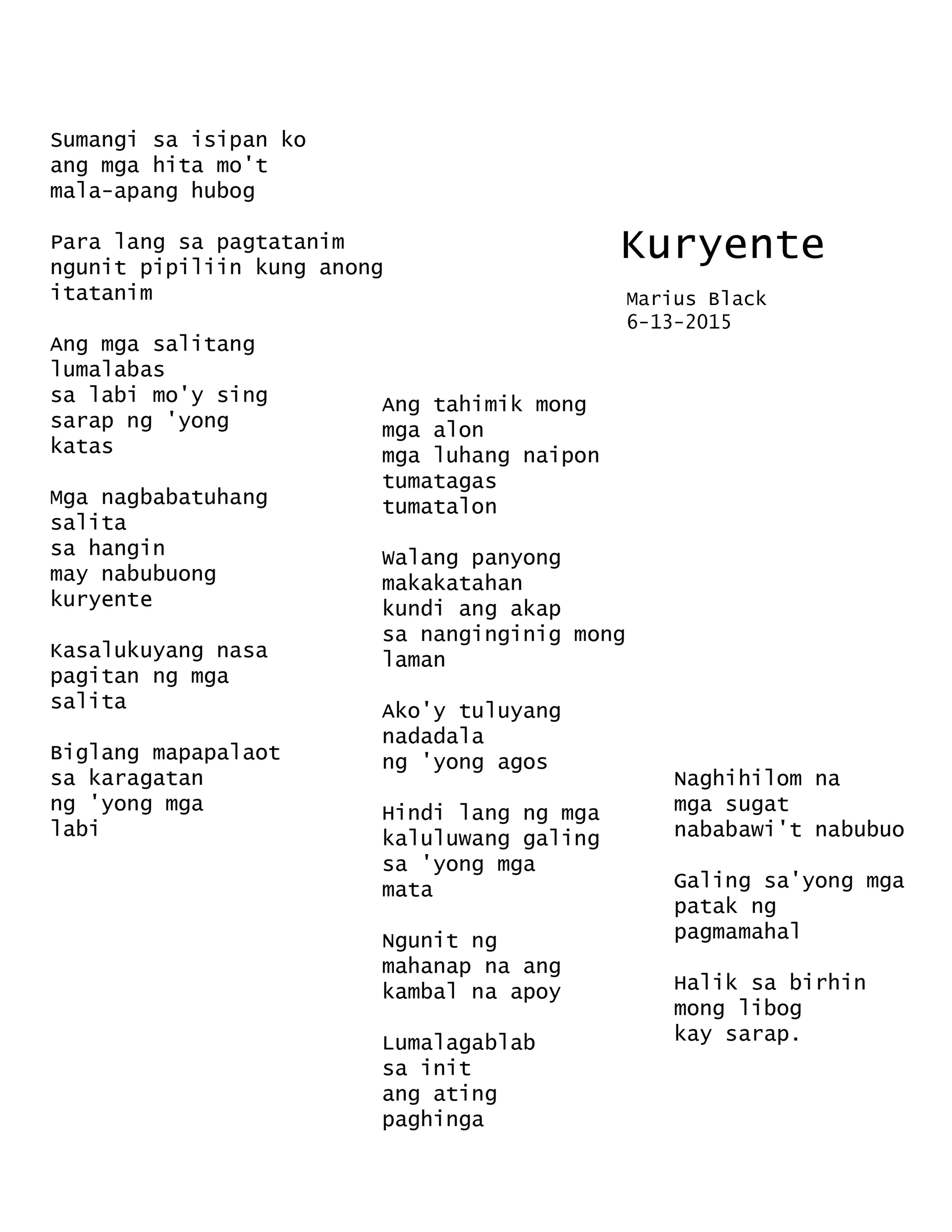 KURYENTE (Blue Bunshin) by Marius Black 6-13-2015.jpg