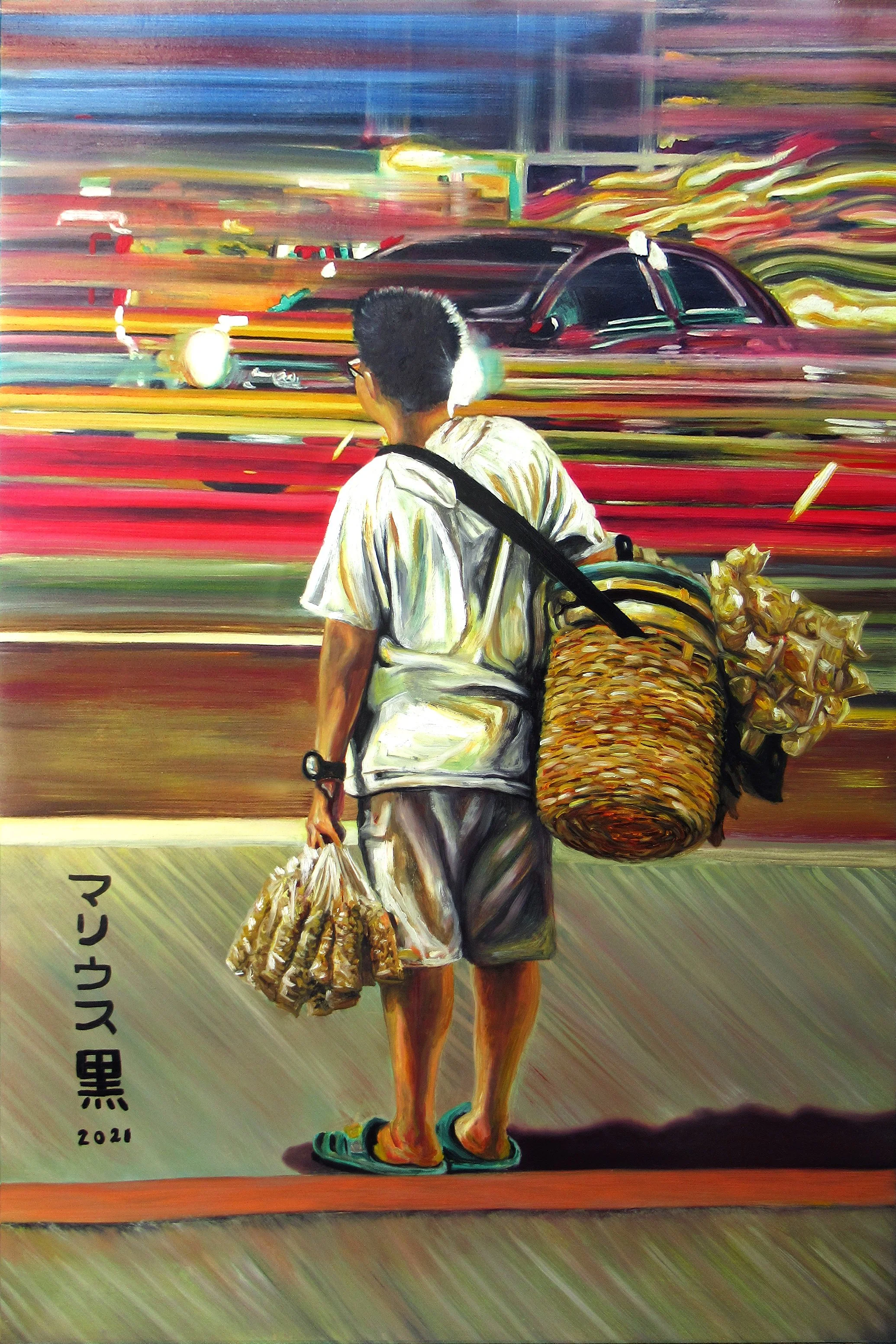 272 SCI-FI BALUT (48 x 72 inches) oil on canvas Marius Black 2021.jpg