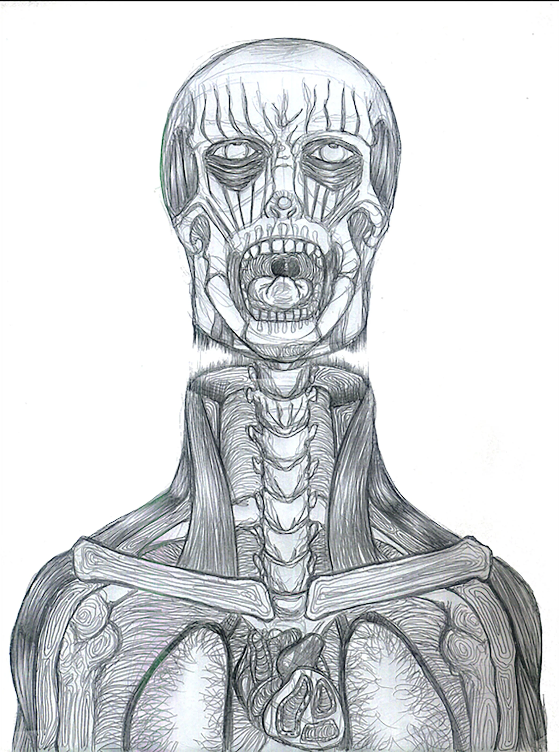 7 Hindi Iiral ang Pagmamahal Kung Walang Masasaktan - pencil on paper (8.5 x11 inches) Marius Black 2008.jpg