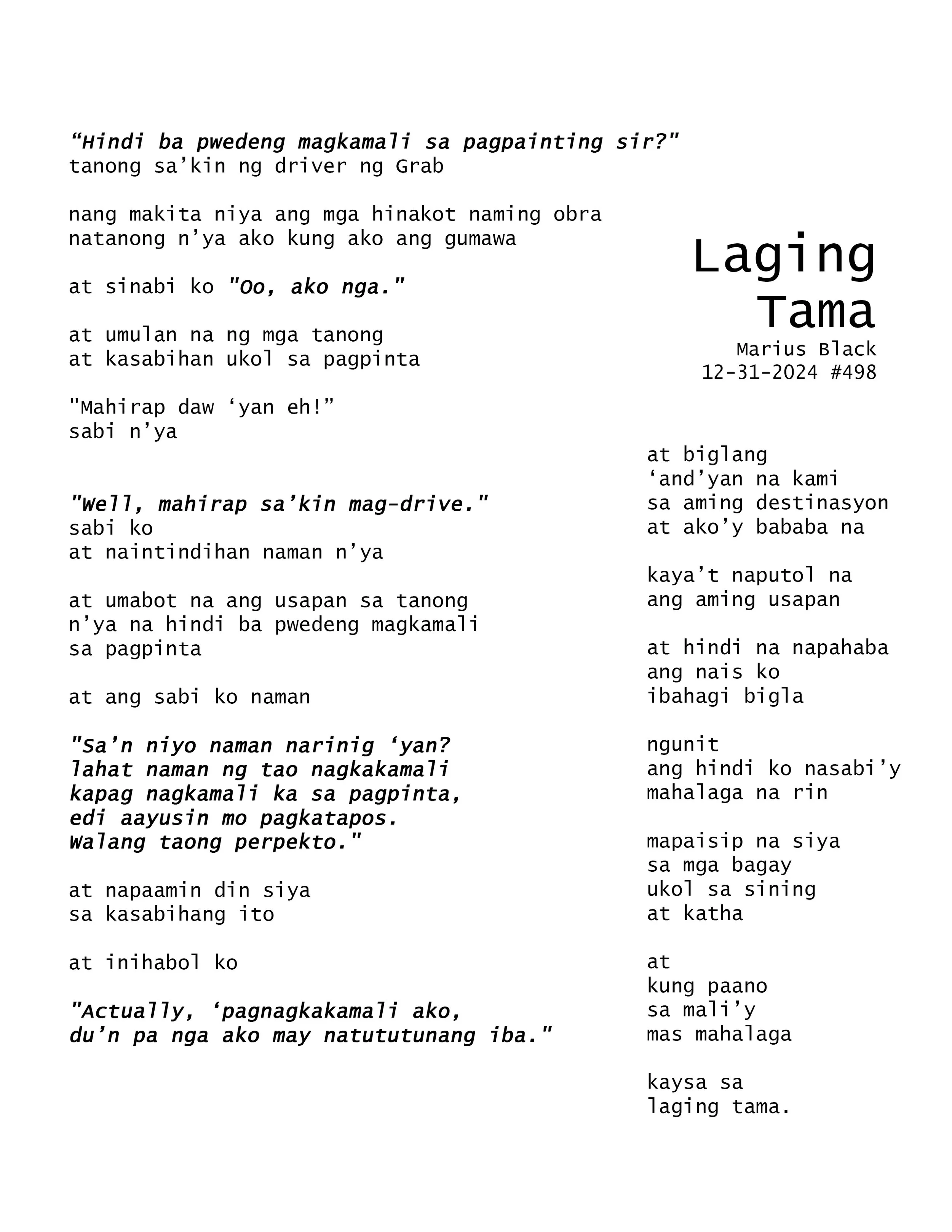 LAGING TAMA (498) by Marius Black 12-31-2024.jpg