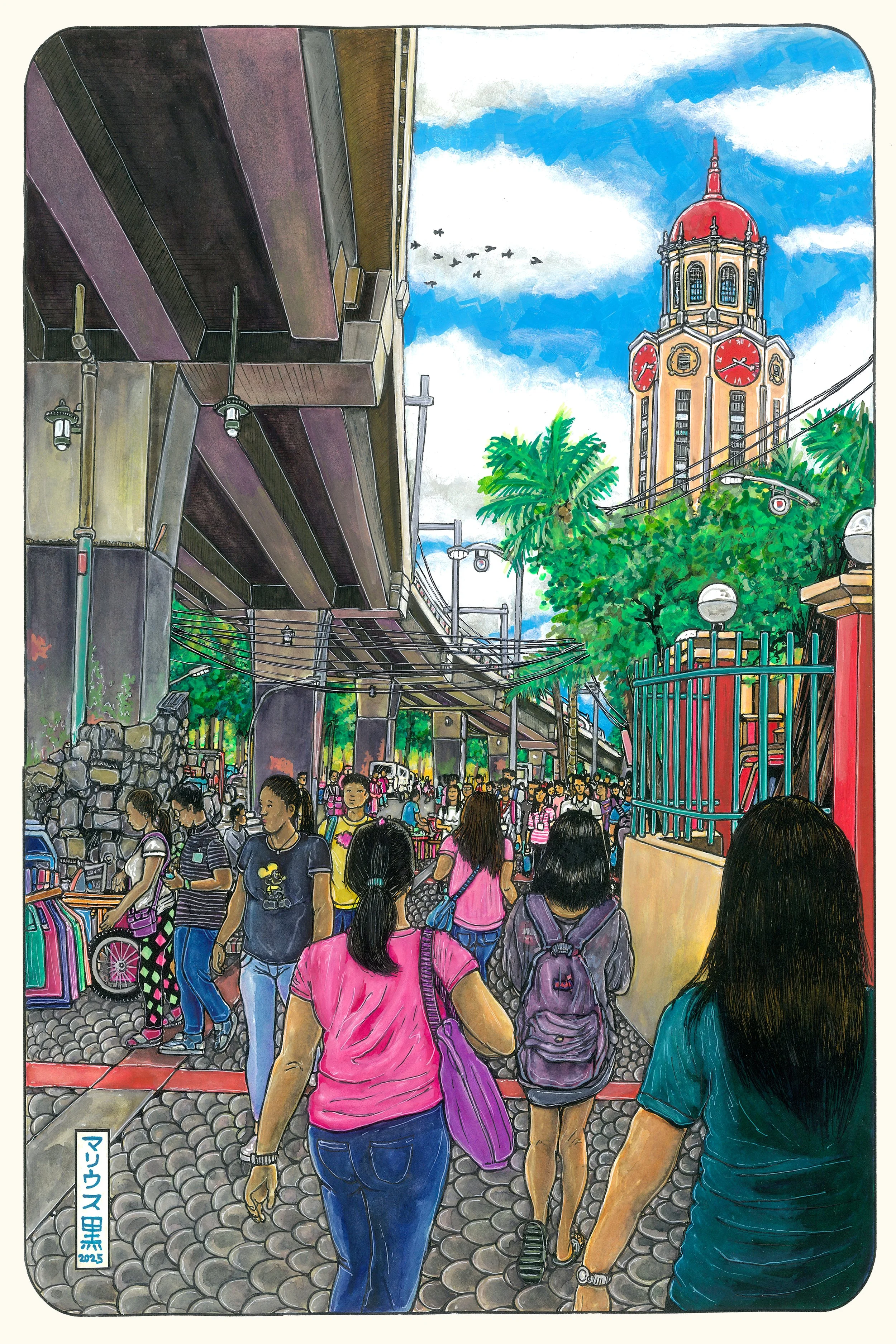 378 SEGUNDO (12 x 18 inches)  by Marius Black 2025.jpg