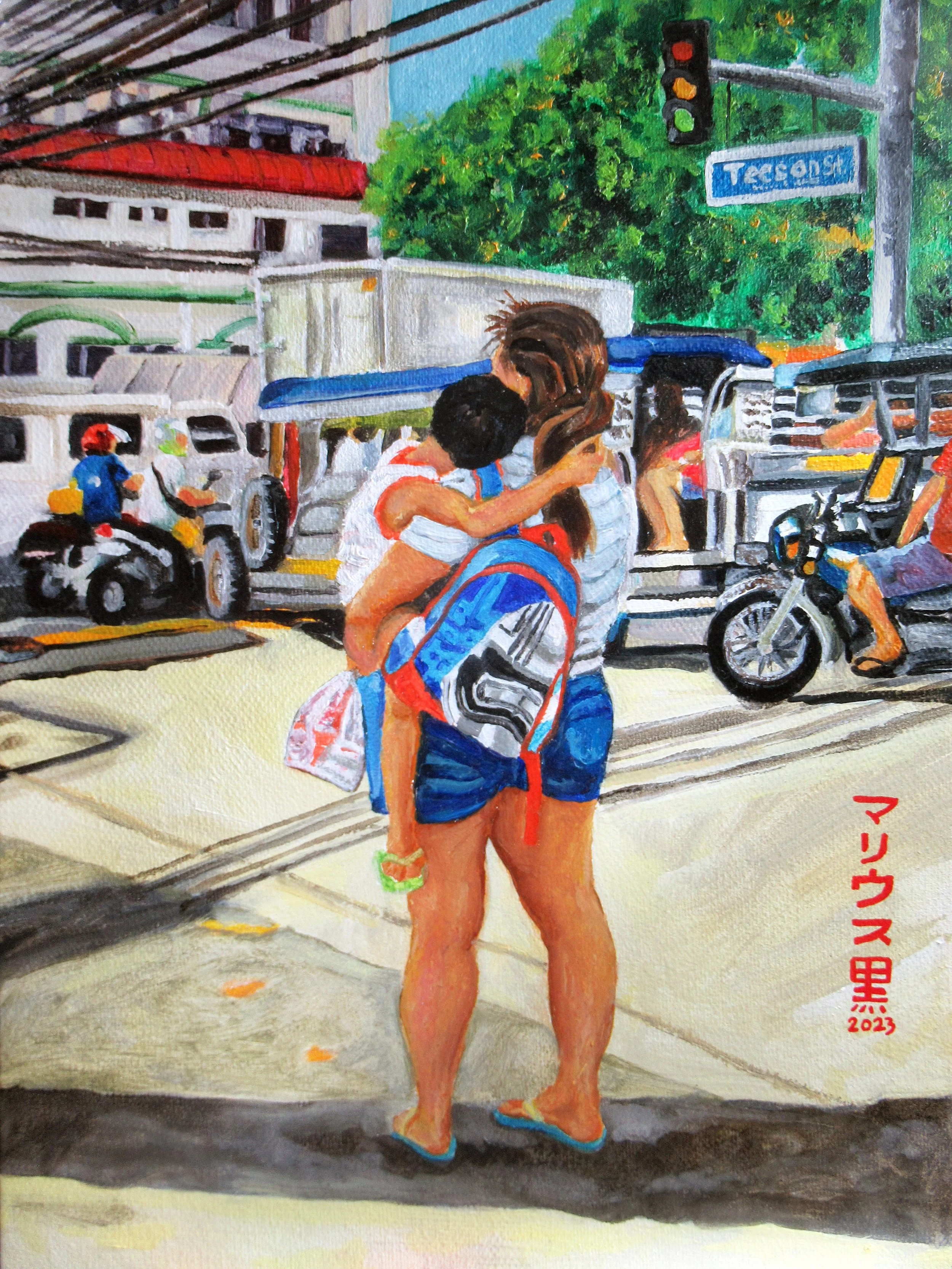 334 JEEP IDLIP - oil on canvas (9 x 12 inches) Marius Black 2023.jpg