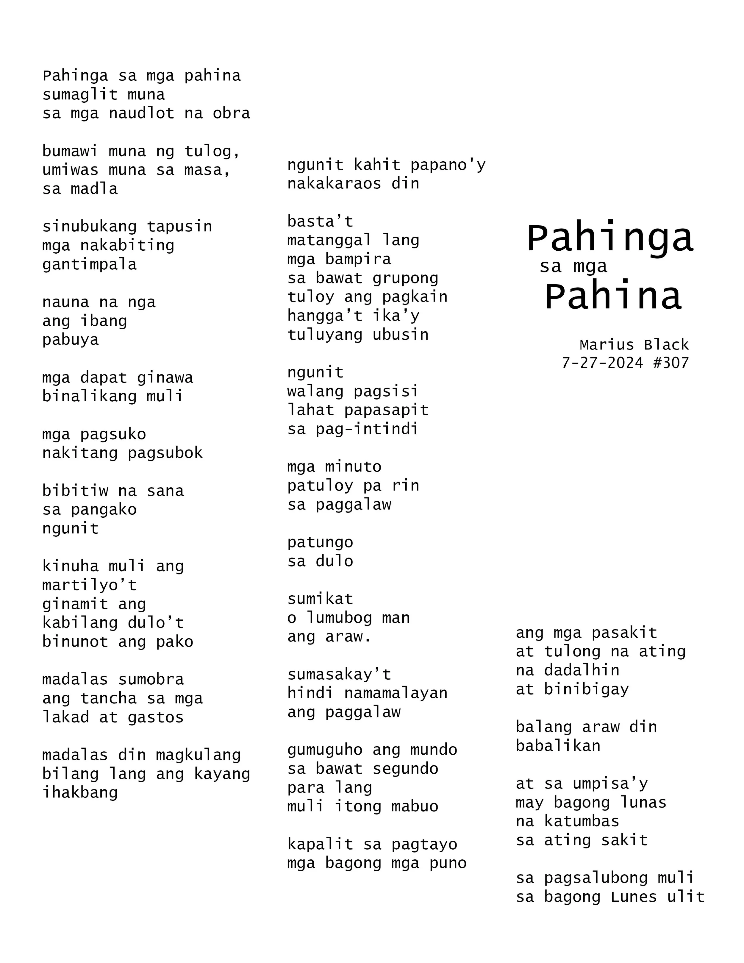 Pahinga sa mga Pahina (307) by Marius Black 7-24-2024.jpg