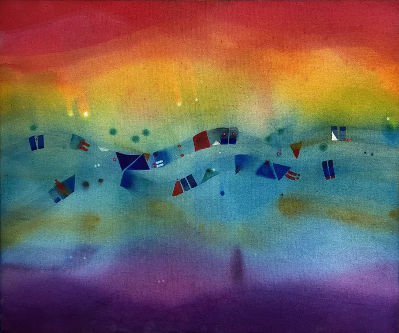 Somersault, Size 24"W x 20"H