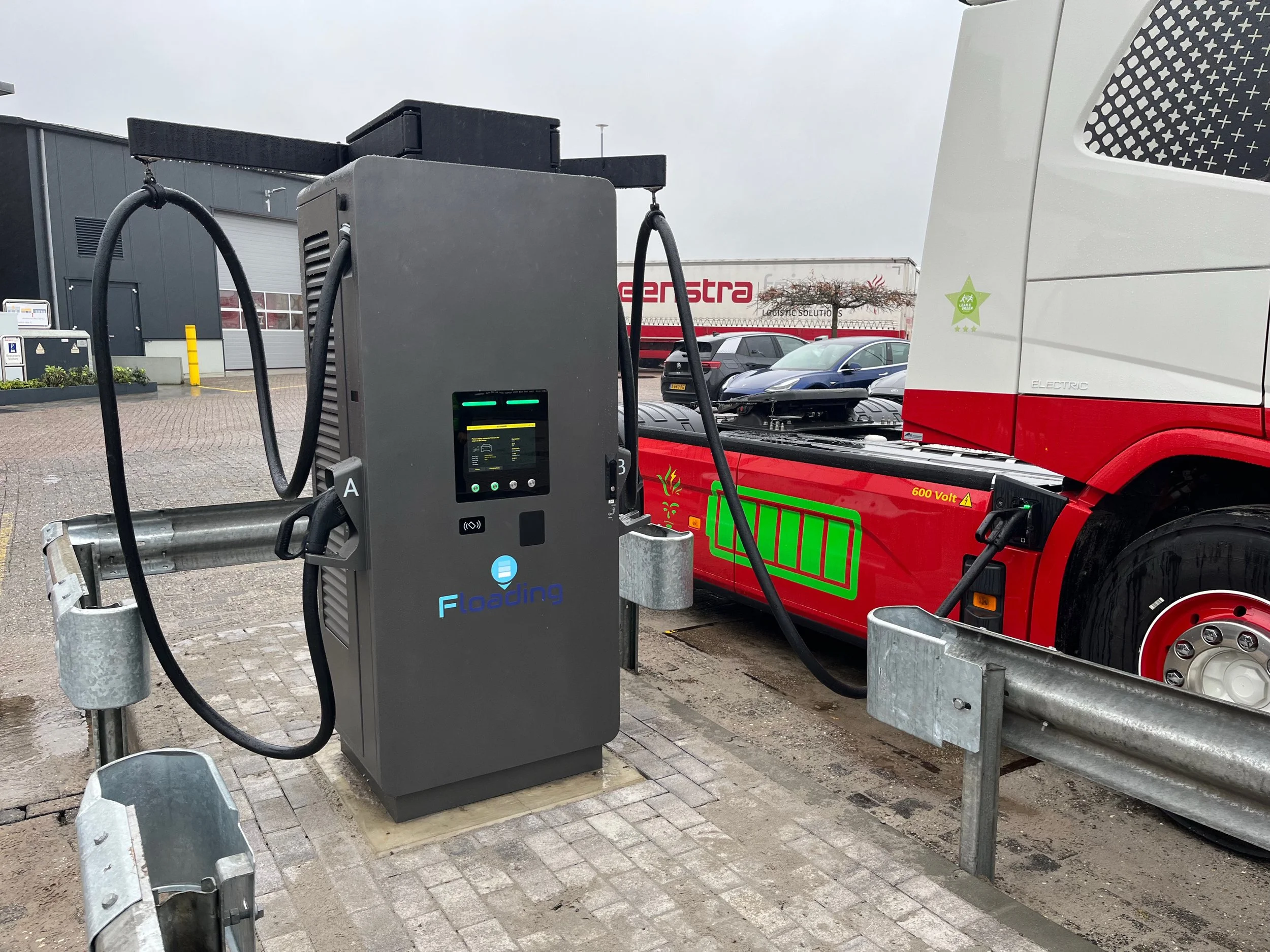Schaalbare laadoplossing geïntegreerd met een bestaand load management systeem