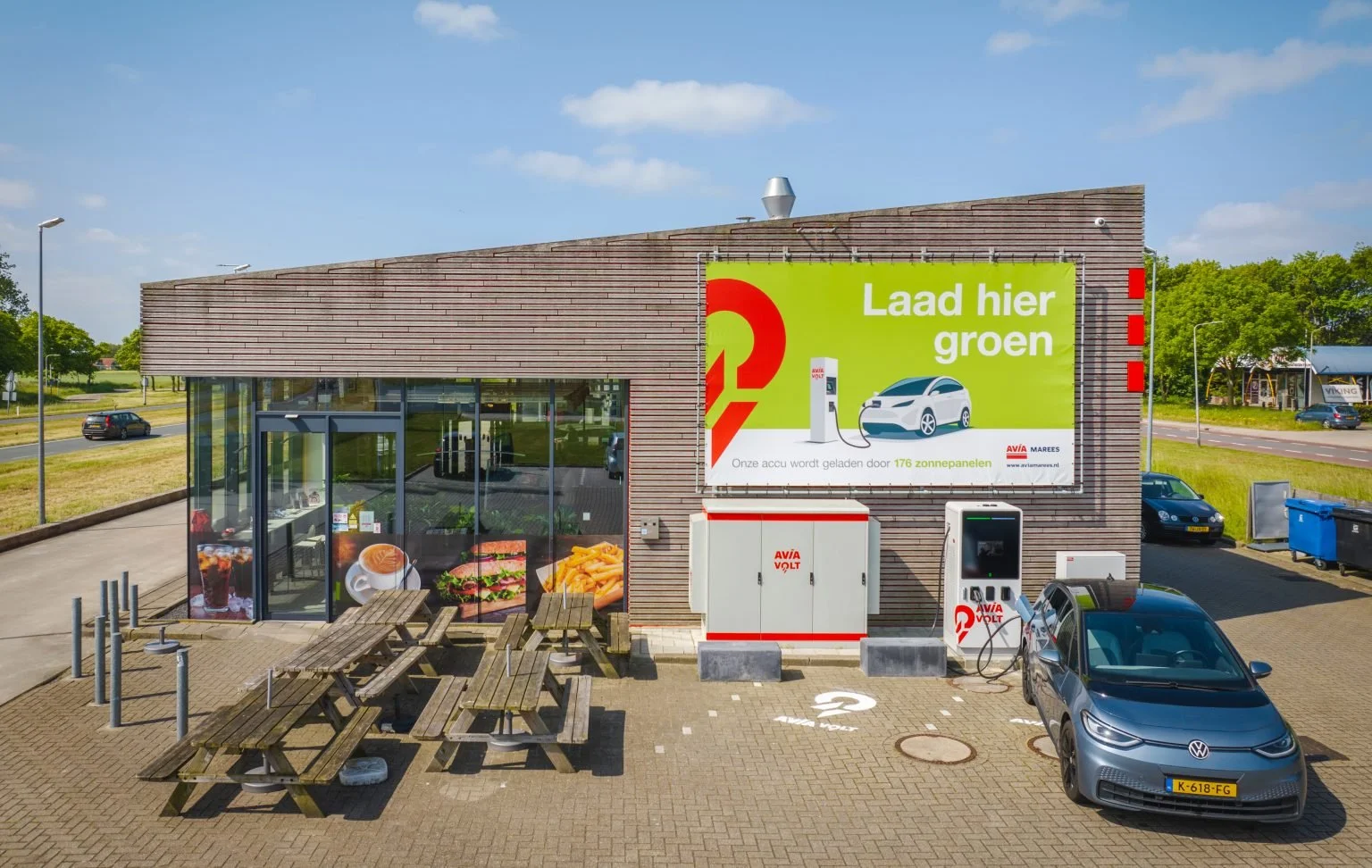 Snelladen met een batterij en zonne-energie&nbsp;