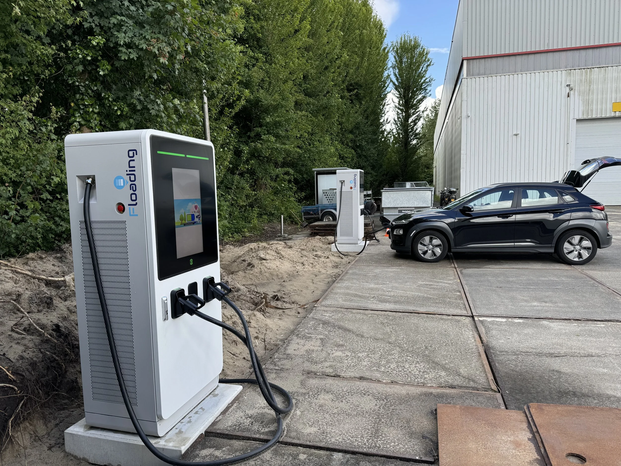 Snelladers voor het laden van elektrische vrachtwagens