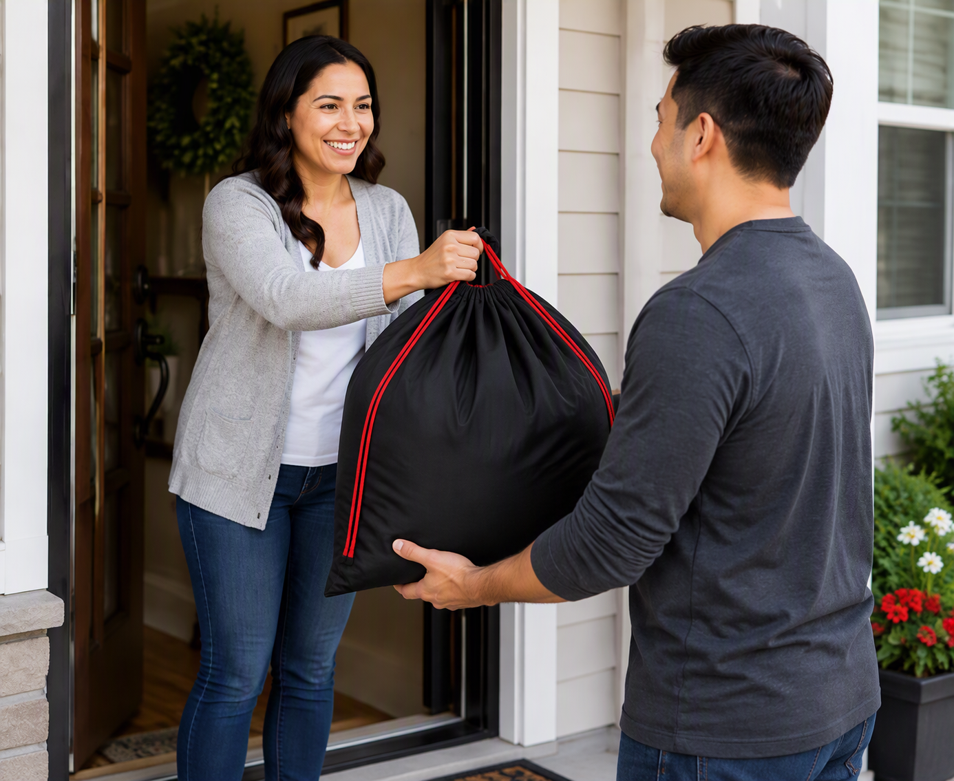Laundry pickup and delivery service available from Main Street Laundry in Kansas City.