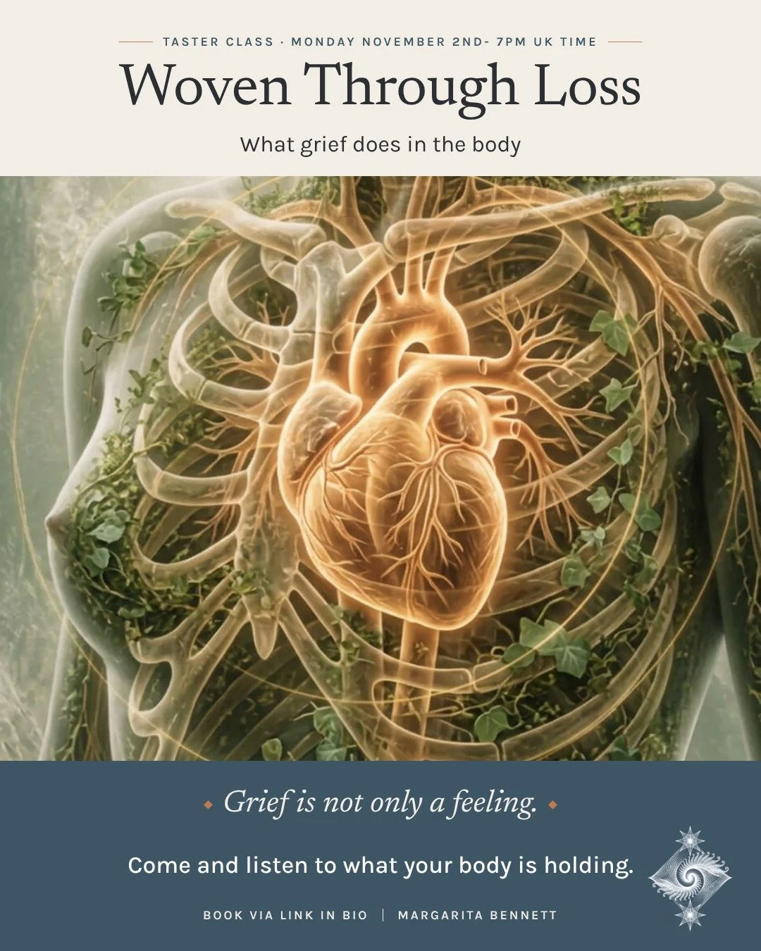 Woven Through Loss: A Grief Workshop 2nd Nov Online 7:00PM UK time