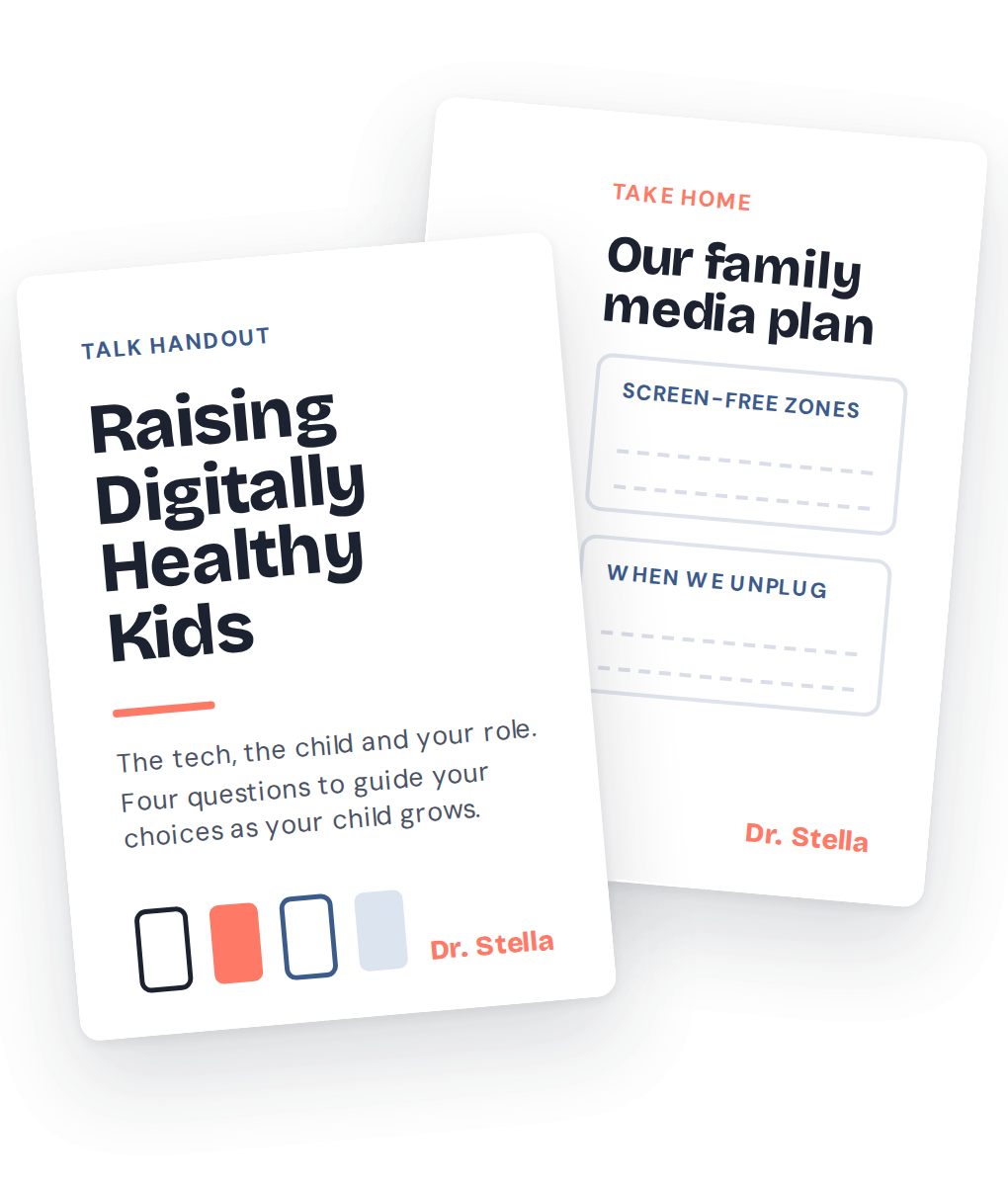 Raising Digitally Healthy Kids workbook