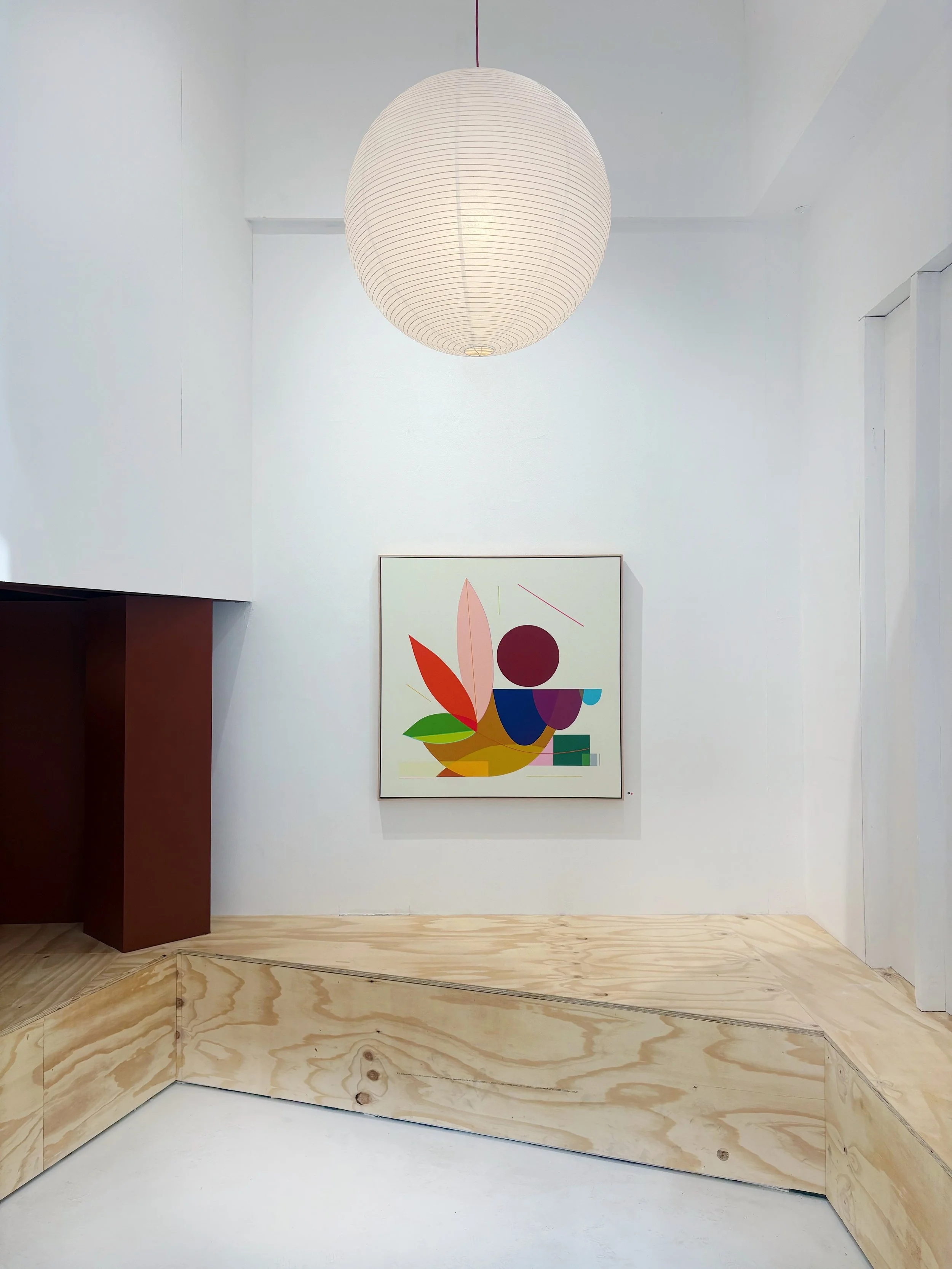 Luke Reidy artwork installed in Outset gallery - exhibition