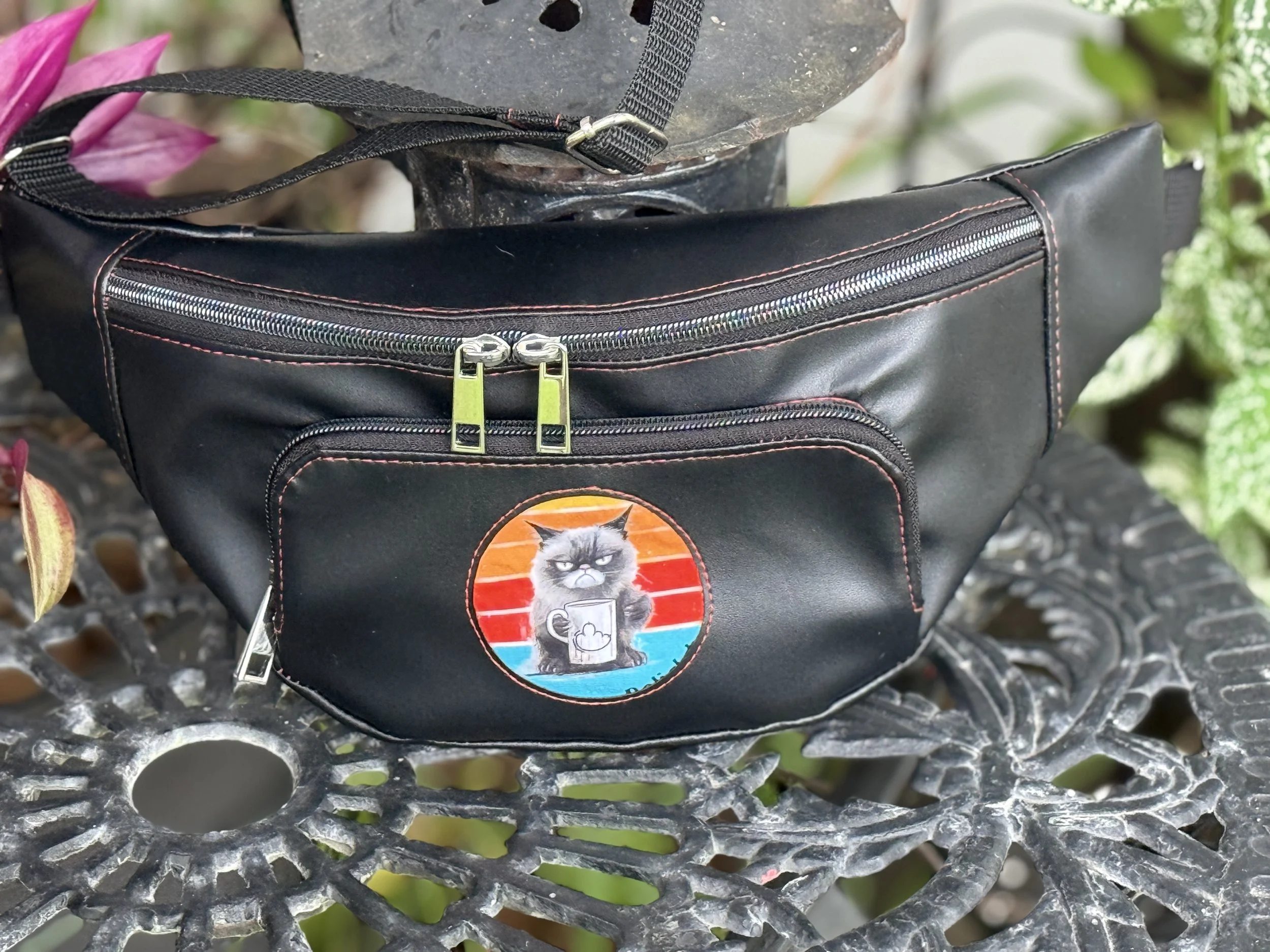 Pixie Bag - Angry Cat