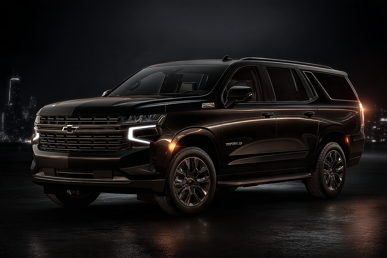 Black Chevrolet Suburban SUV