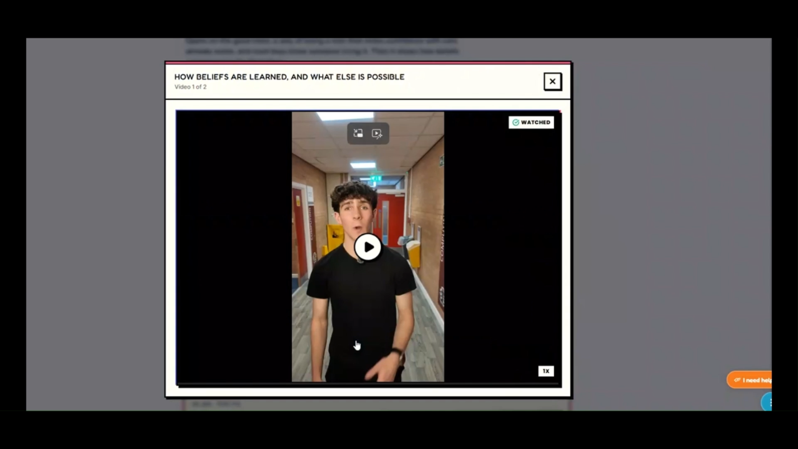 A short Beat Modules video featuring a young person, titled How beliefs are learned, and what else is possible