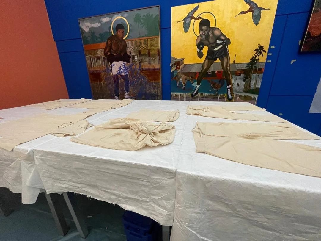 Unwritten notes installation behind the scenes at HKW