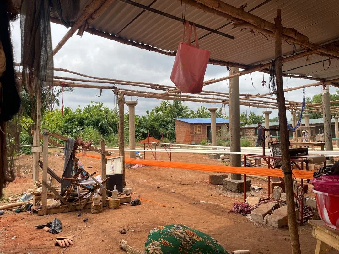 textile weaving processes and everyday life across Benin.