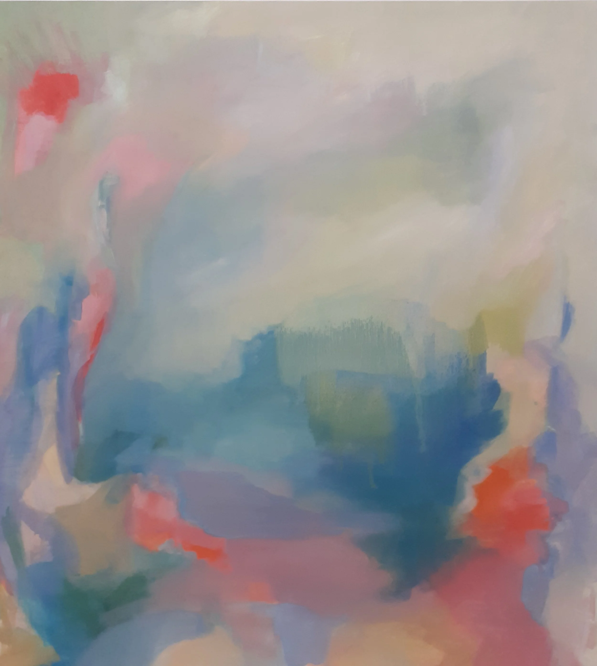 Nicht denken, mitkommen! 110x100cm - Öl auf Leinwand, 2024