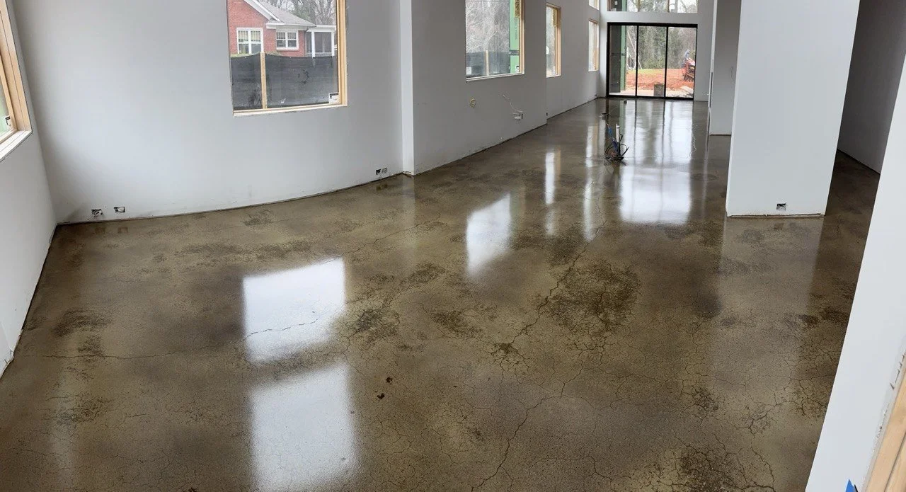 Stained Concrete in Charlotte NC Home