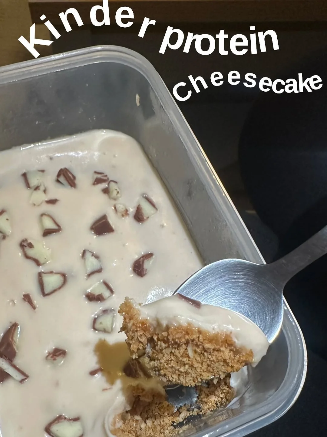 Fancy a sweet treat? ✨

Try this protein Kinder cheesecake 🍫

It&rsquo;s super easy to make, tastes like a proper treat and gives you a little extra protein too!

Save this recipe for when that sweet craving hits 🤍

#foodrecipe #proteinsnack #gym #
