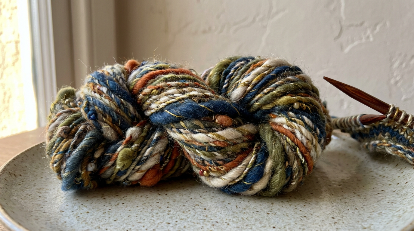 Hand-Spun Art Yarn