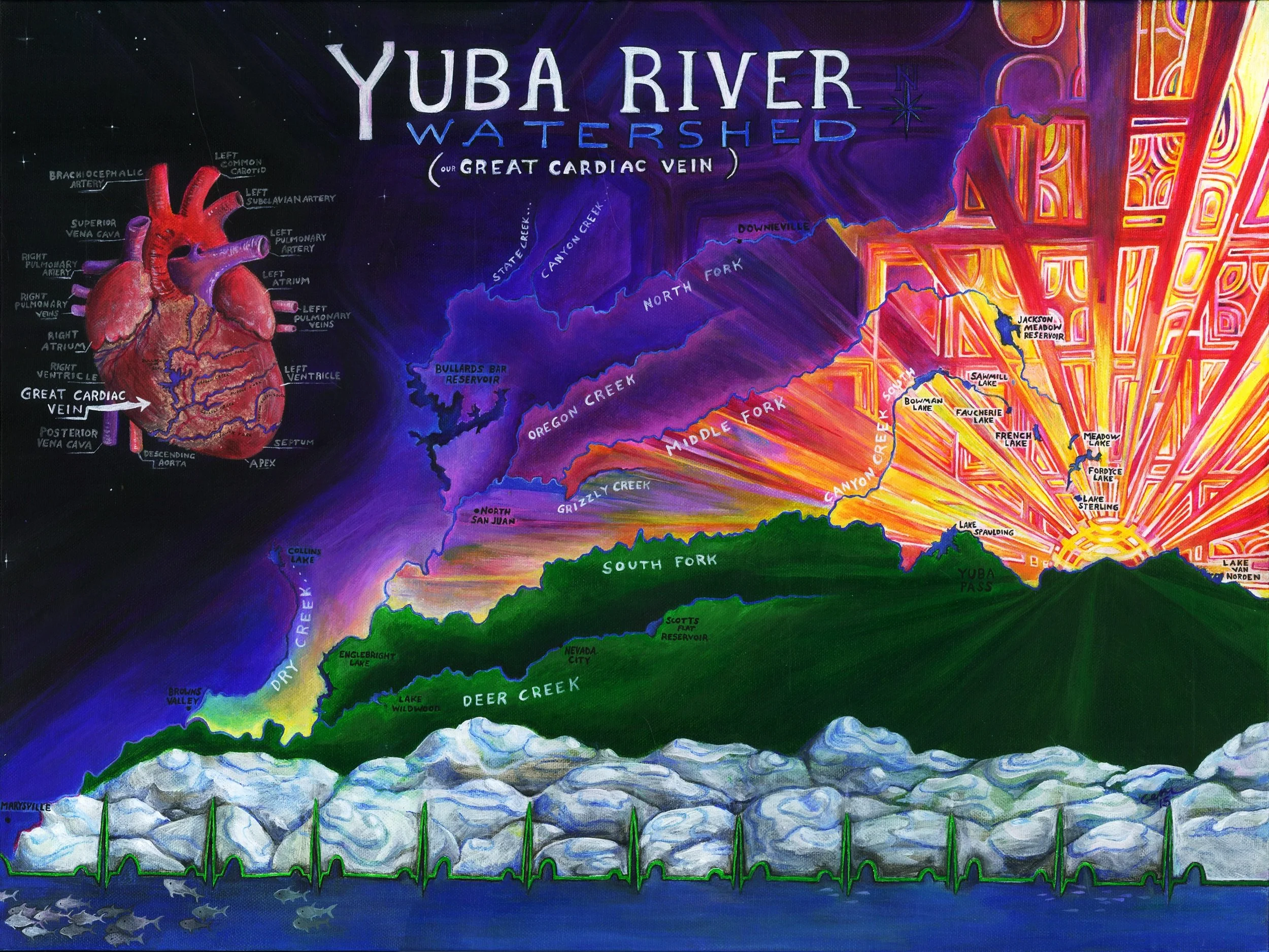 Yuba River Watershed (the Great Cardiac Vein) 2015