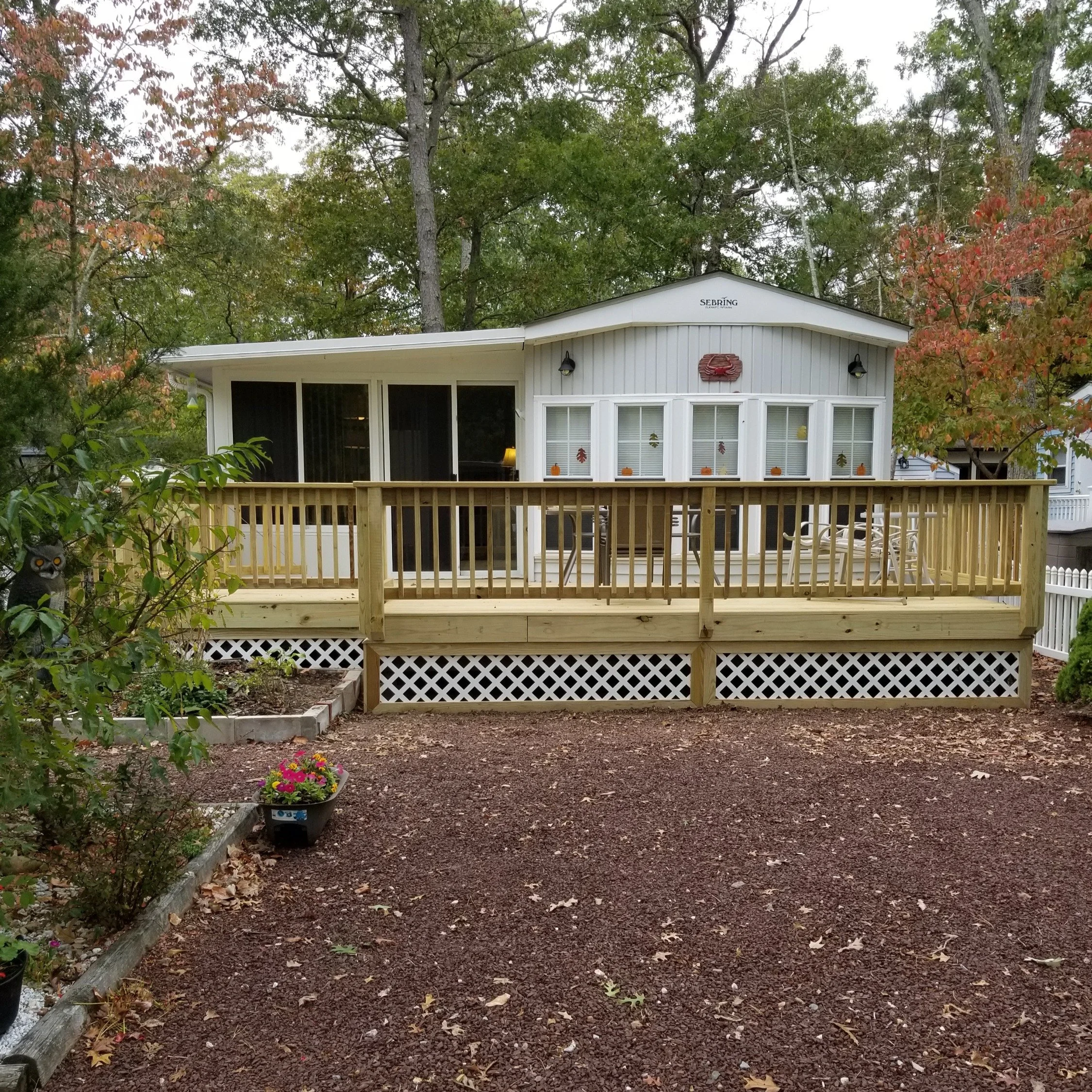 Deck Replacement:
Replacing a deck on a vacation home in New Jersey