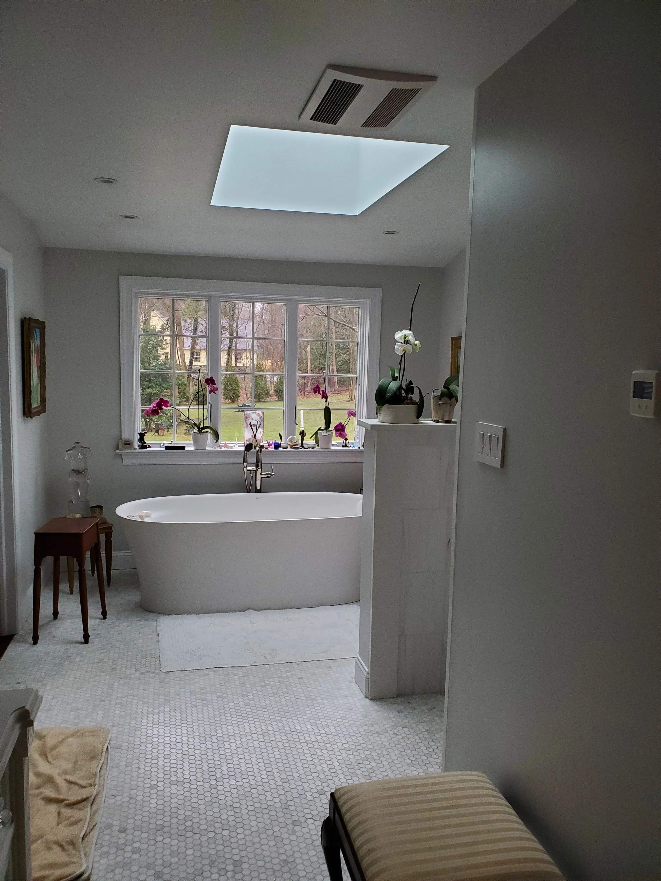 Residential Bathroom Addition:
Adding a full master bath from scratch into a 1930s home