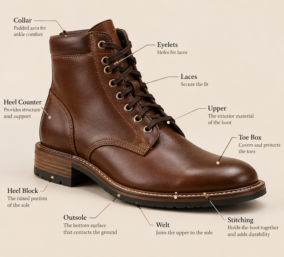 Men’s Boot Anatomy