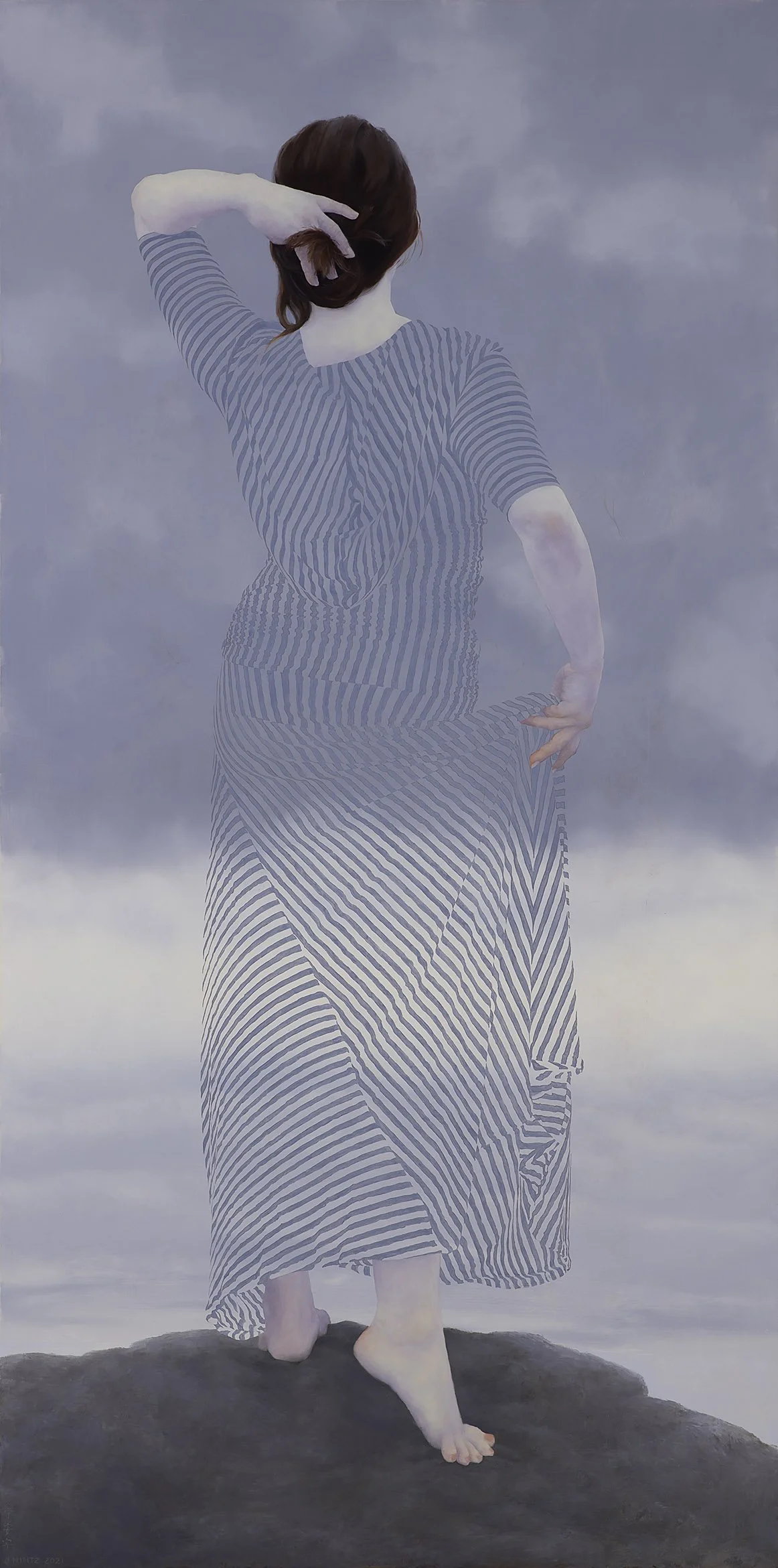 Temporāria in Béarra II
48" x 24"
oil on panel
2021