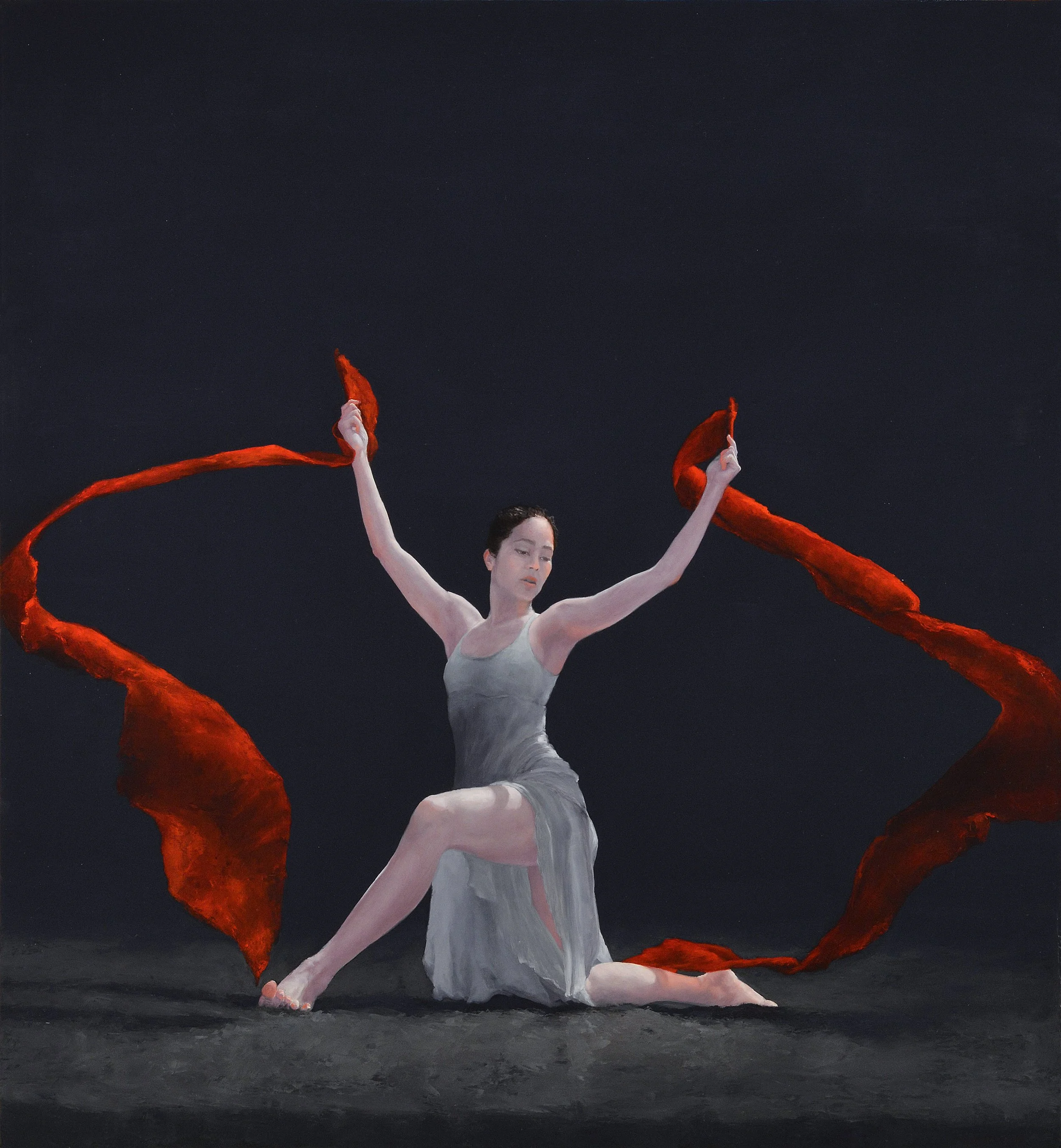 Red Ribbons
14 x 12"
oil on panel
2014
