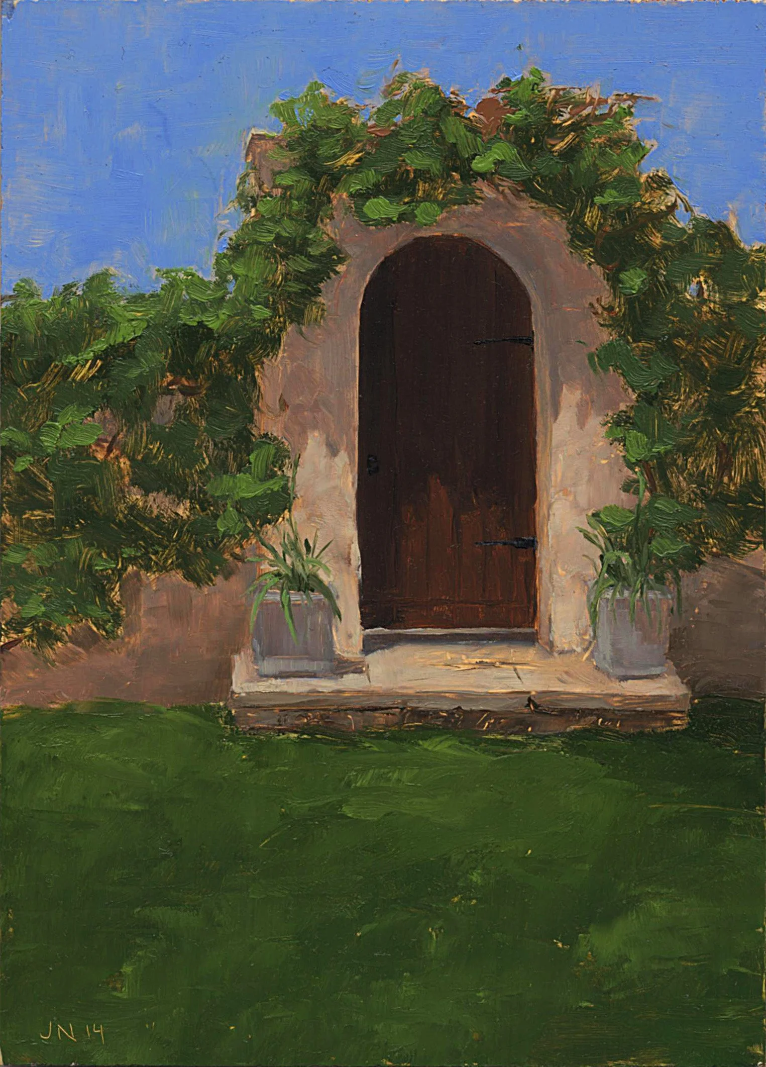 Garden Gate, Culloden House
7 x 5"
oil on panel
2014
