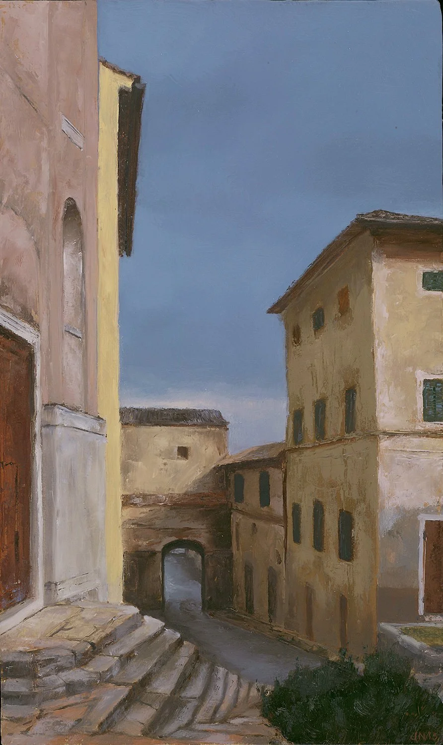 Rainy Street, Sarteano
10 x 6"
oil on panel
2013
