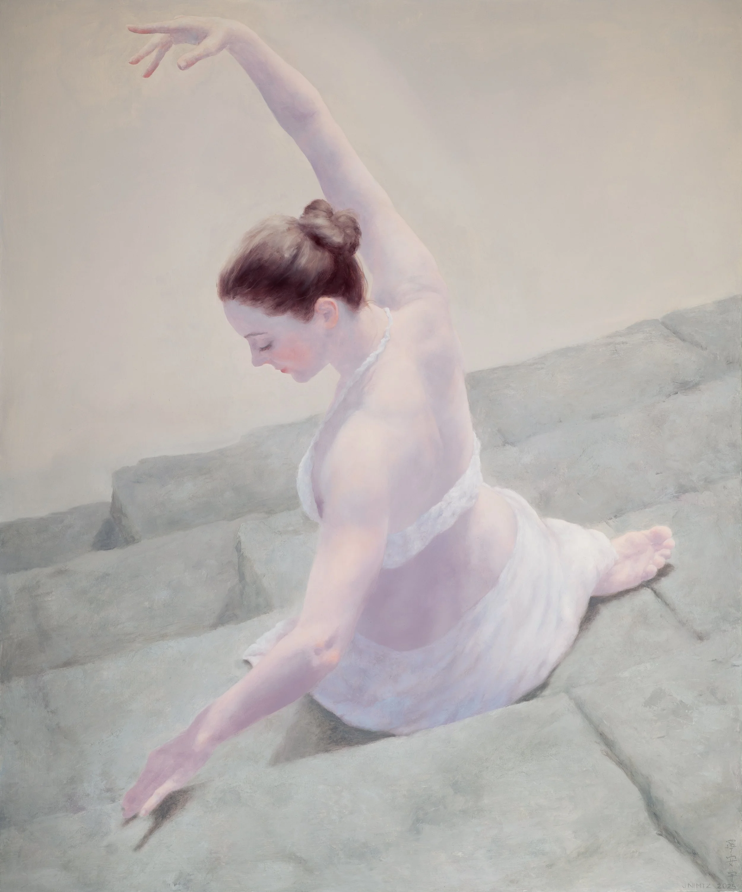 Inside the Amphitheater of Segesta
30 x 25 in.
oil on panel
2025