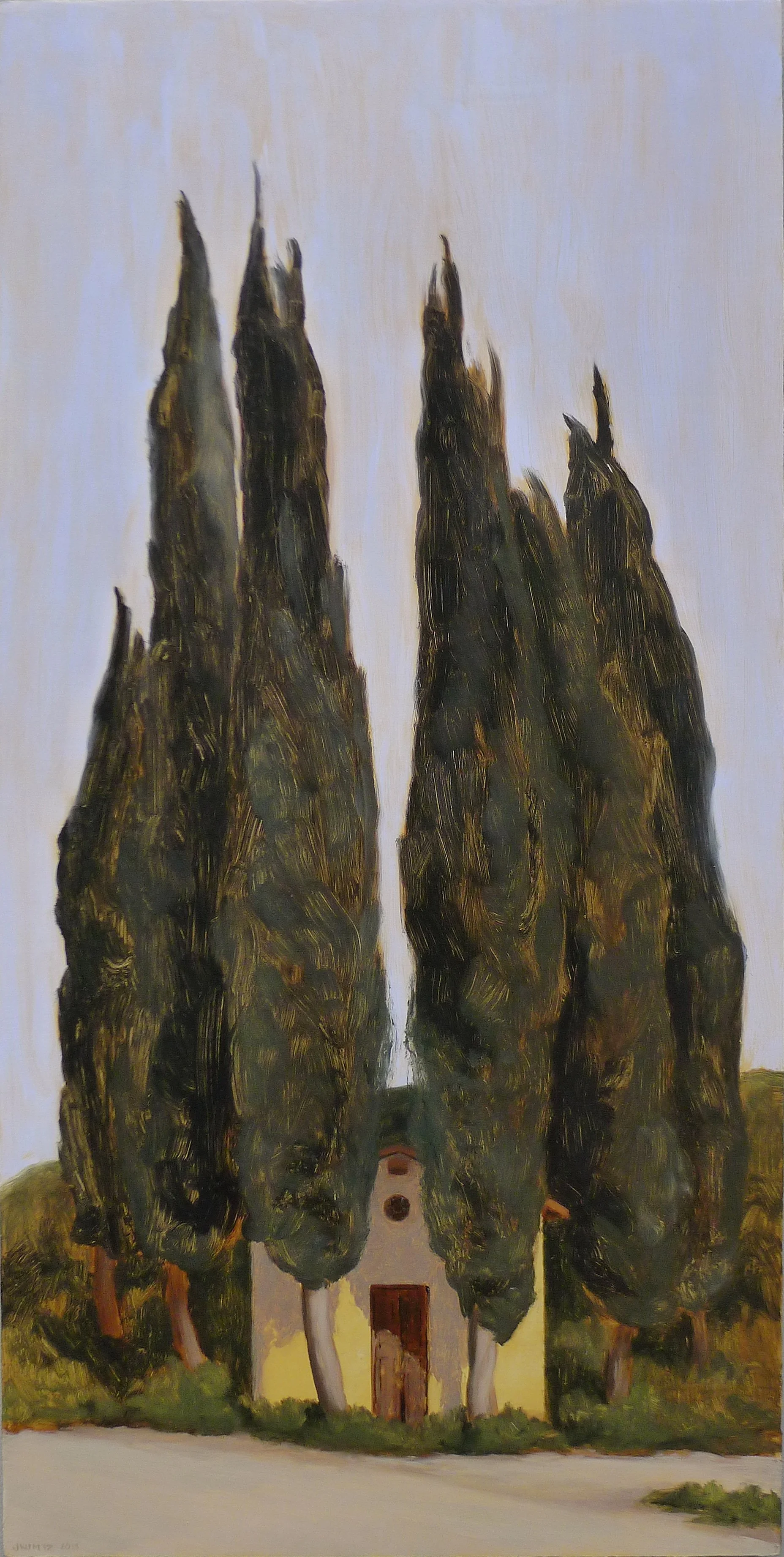 On the Road to Lucignano d'Asso I
15 3/4 x 7 3/4"
oil on panel
2013