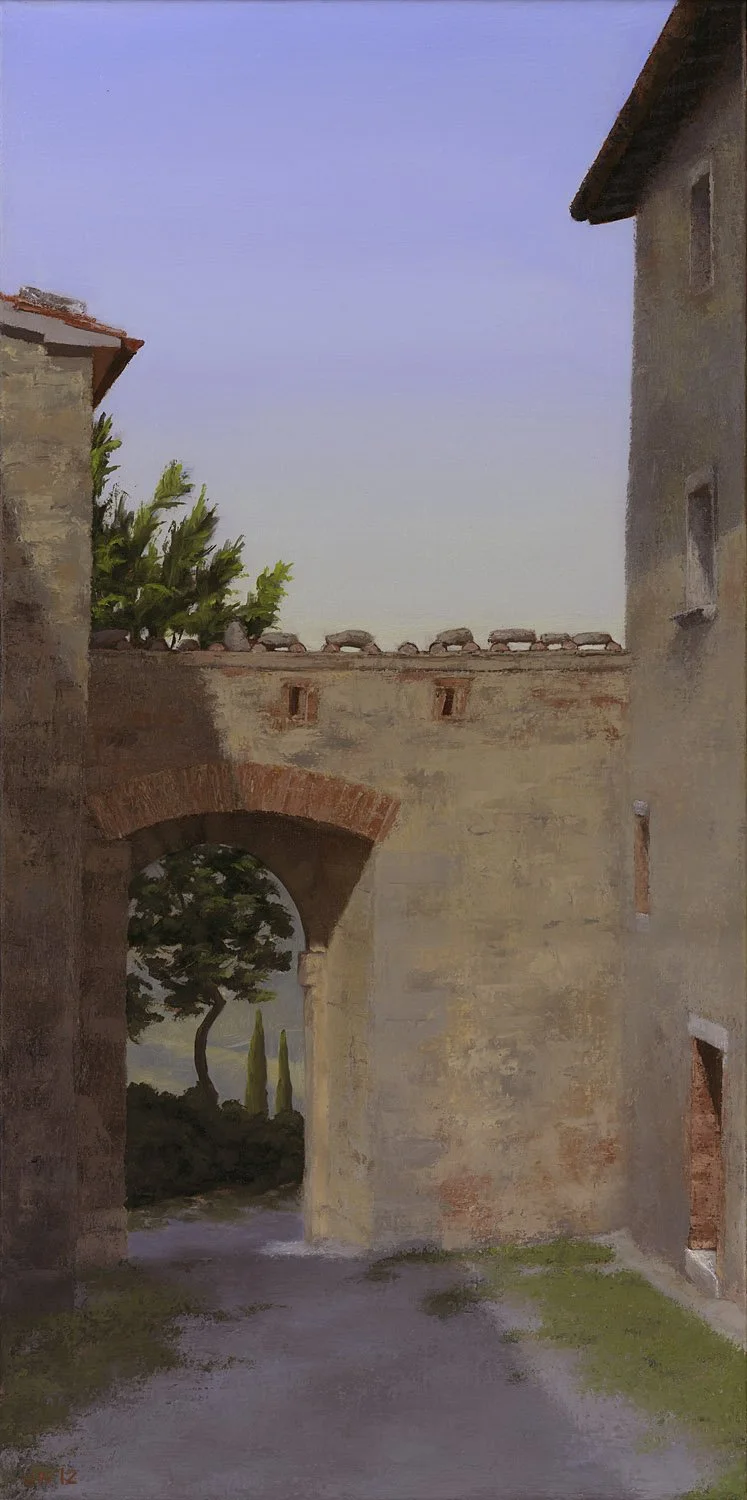 Gina's Archway
12 x 6"
oil on panel
2012