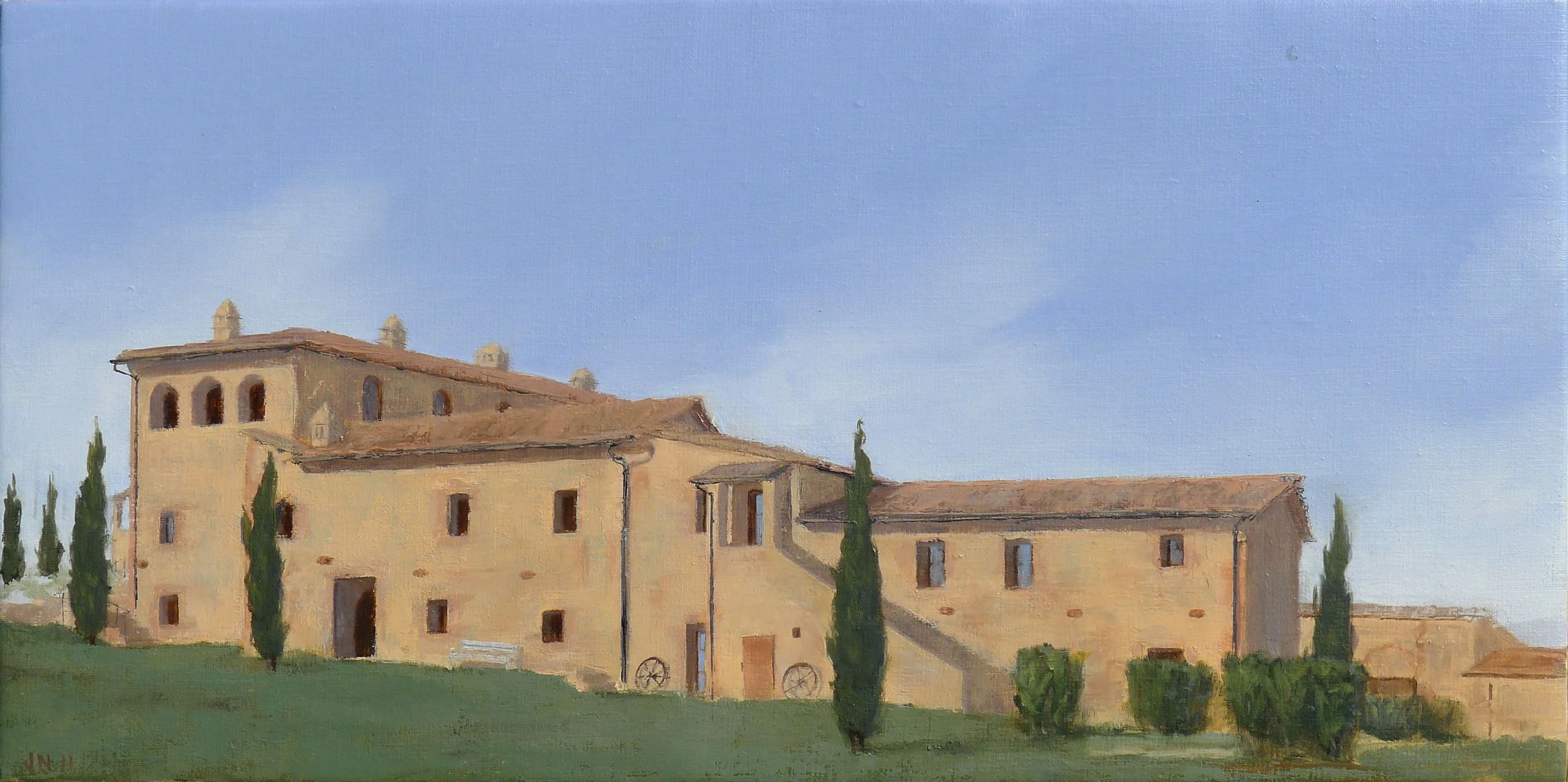 Borgo Finocchieto
6 x 11"
oil on linen
2011