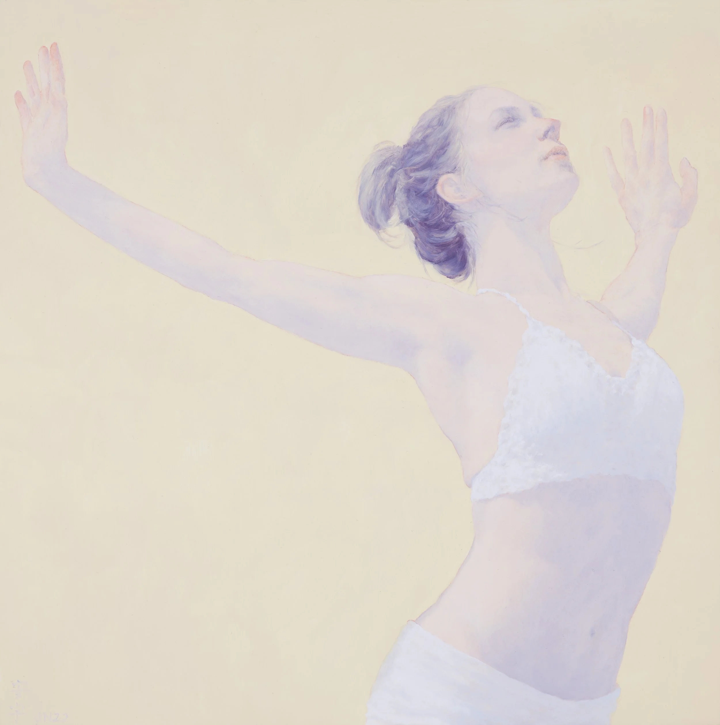 Gossamer I
12 x 12"
Oil on panel 
2022