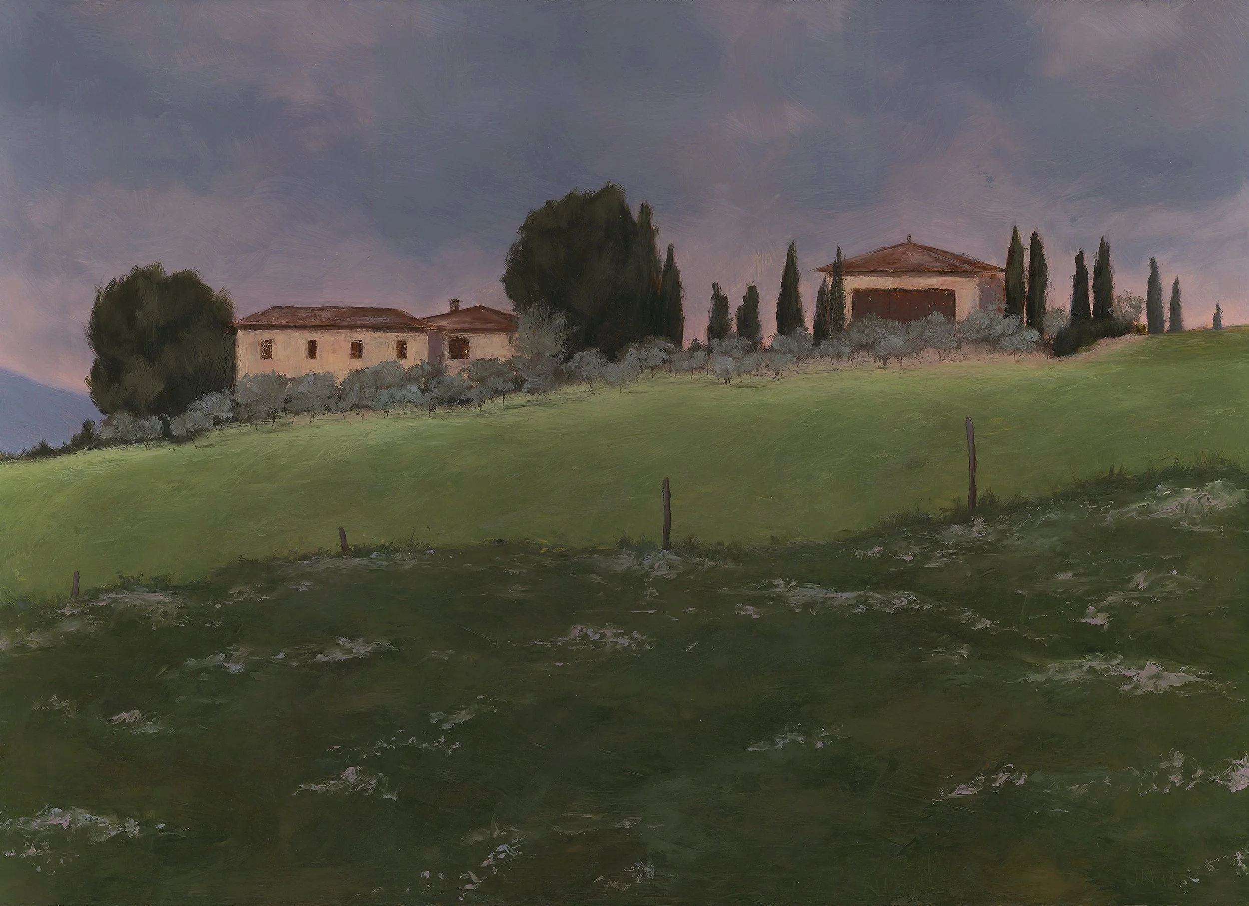 Toscano Hillside, Passing Clouds
9 3/4 x 13 3/4"
oil on panel
2013