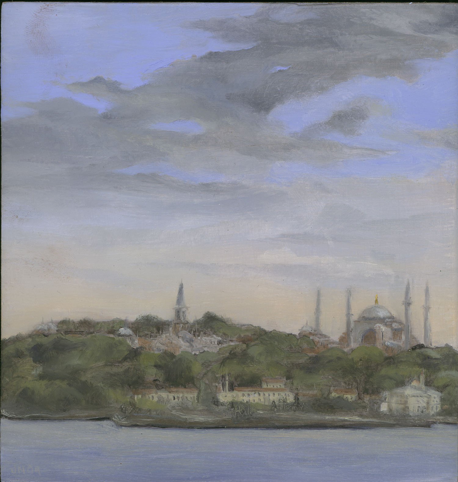 "Sultanahment Study I"
6 x 5 3/4"
oil on panel
2009
sold