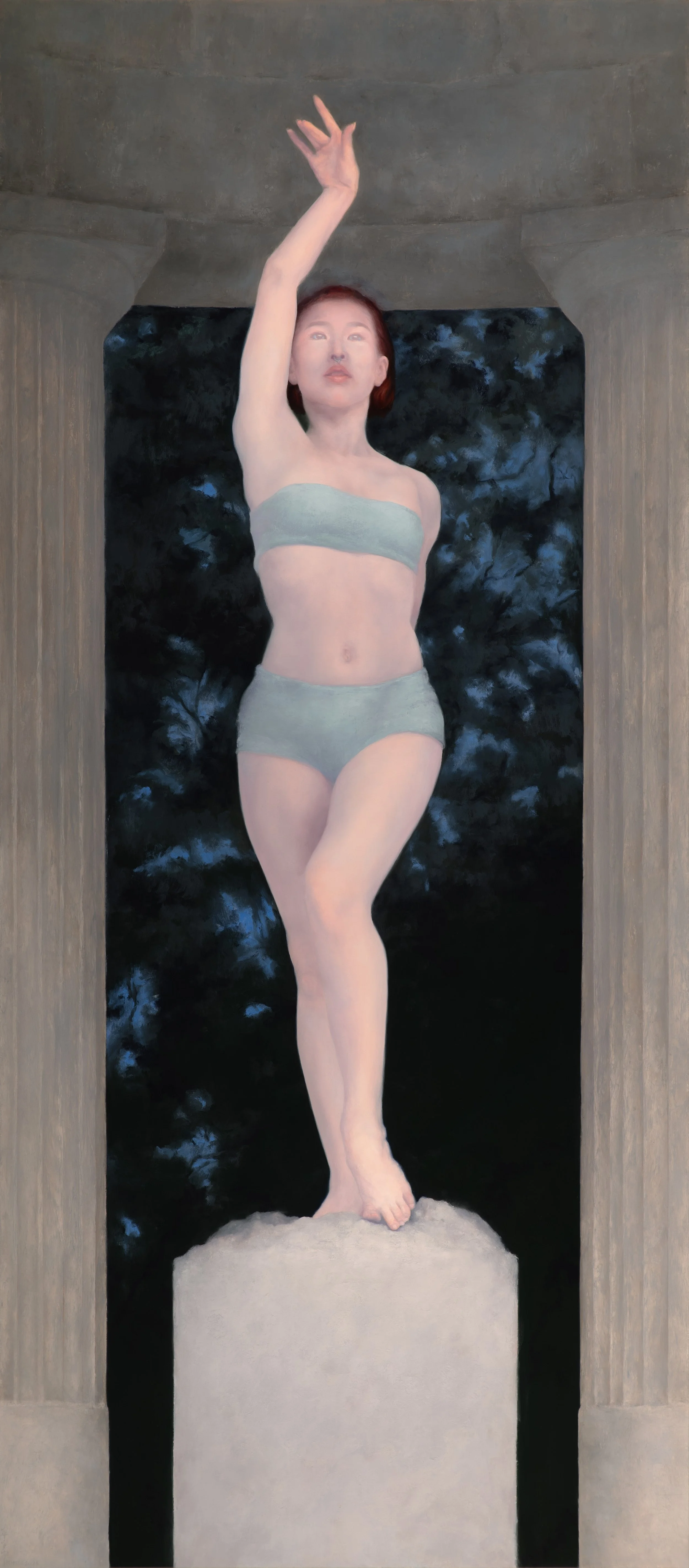 Marble and Muse
68 x 30 in.
oil on panel
2025