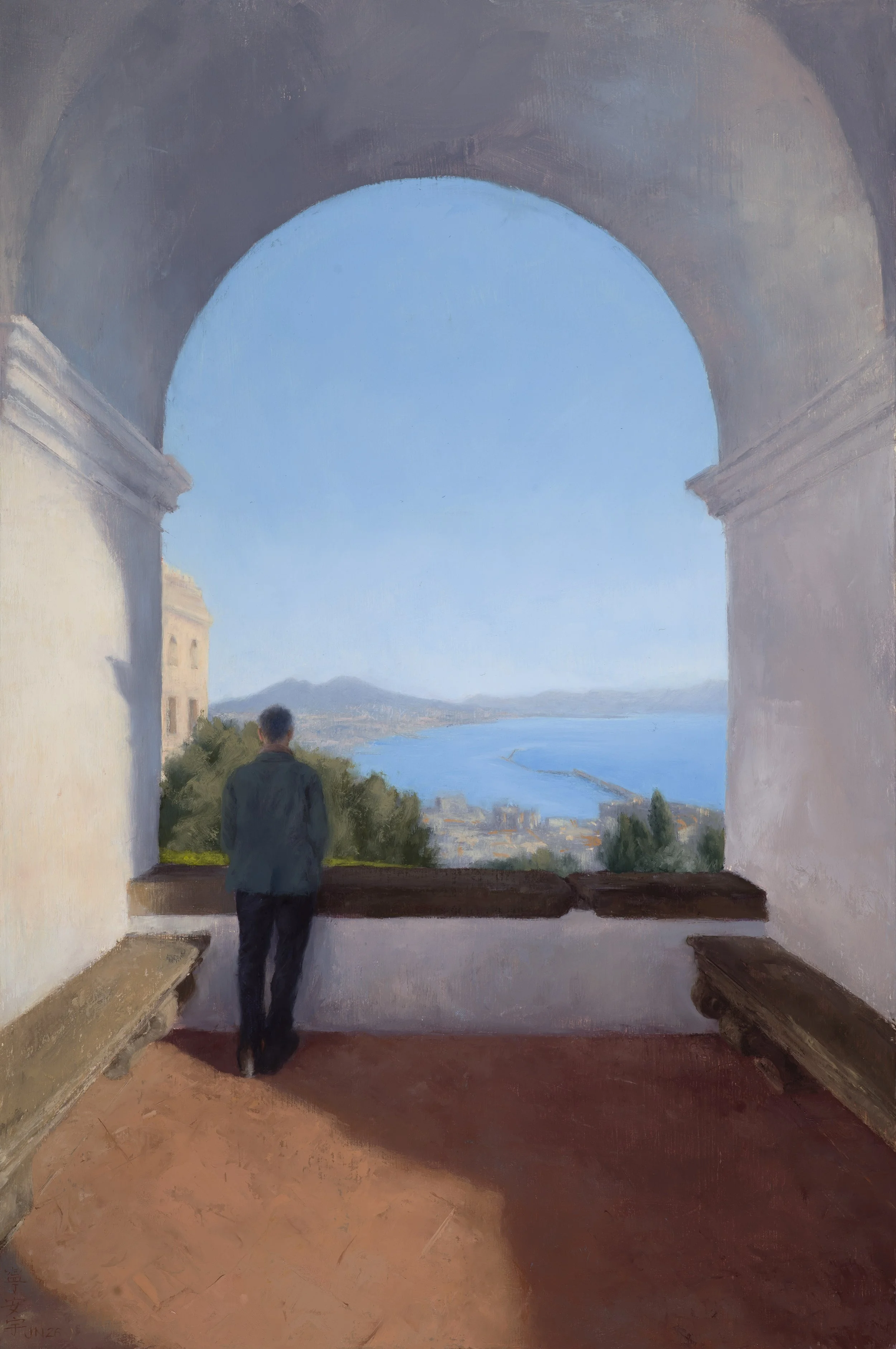 Over the Bay of Naples
17.75 x 11.75 in
Oil on panel
2026