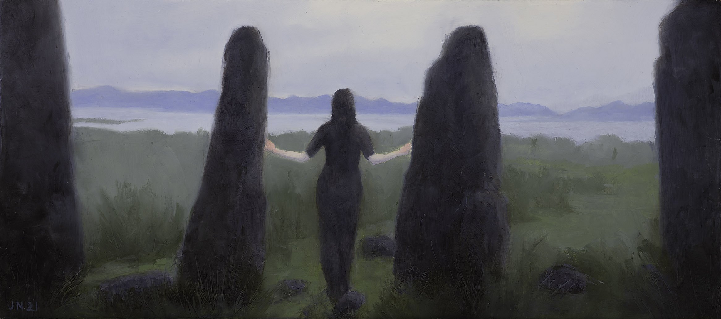 Ardgroom II, Study for Hireath
5.5" x 12.5"
oil on panel
2021