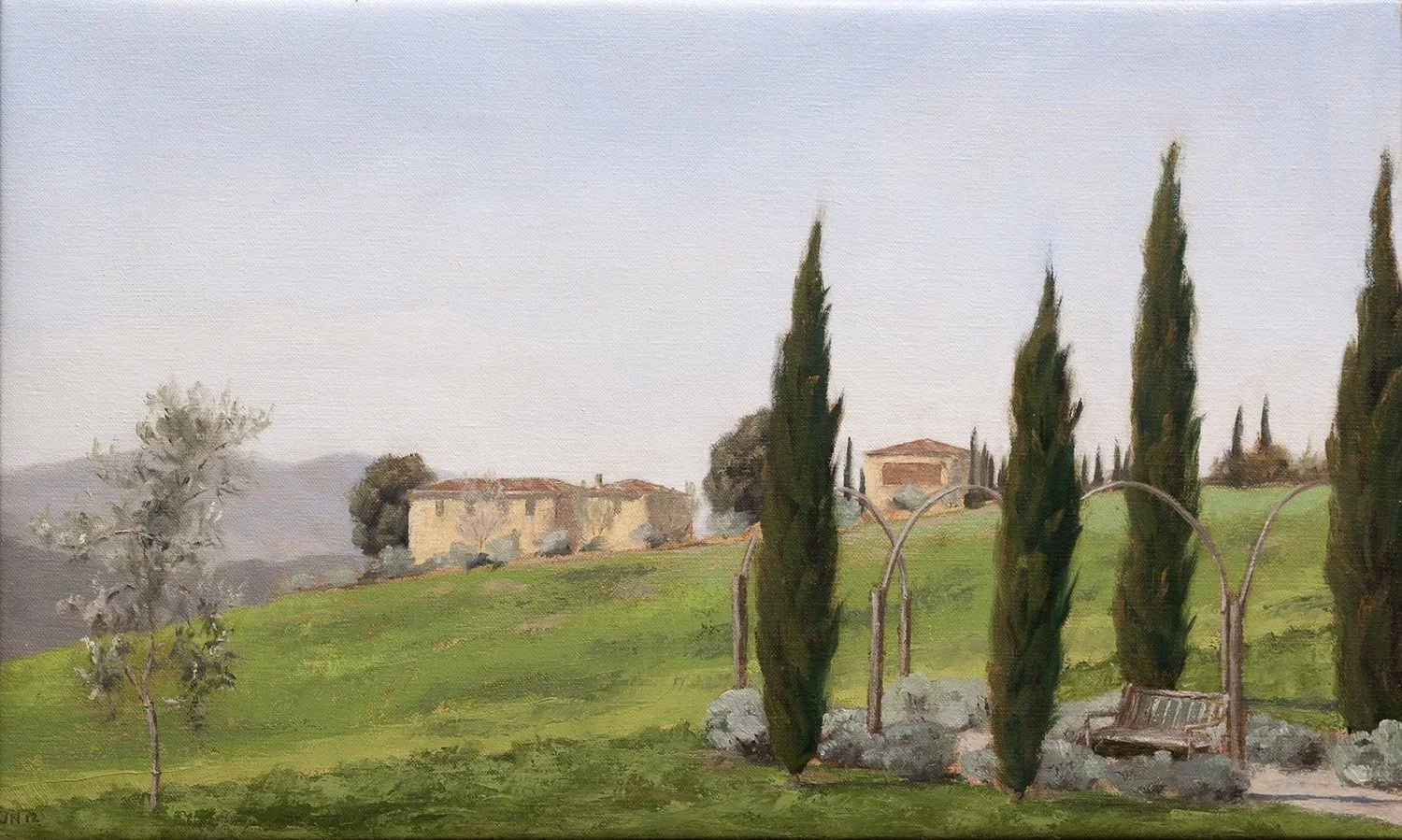 Tuscan Villa
10 x 17 1/4"
oil on linen
2012